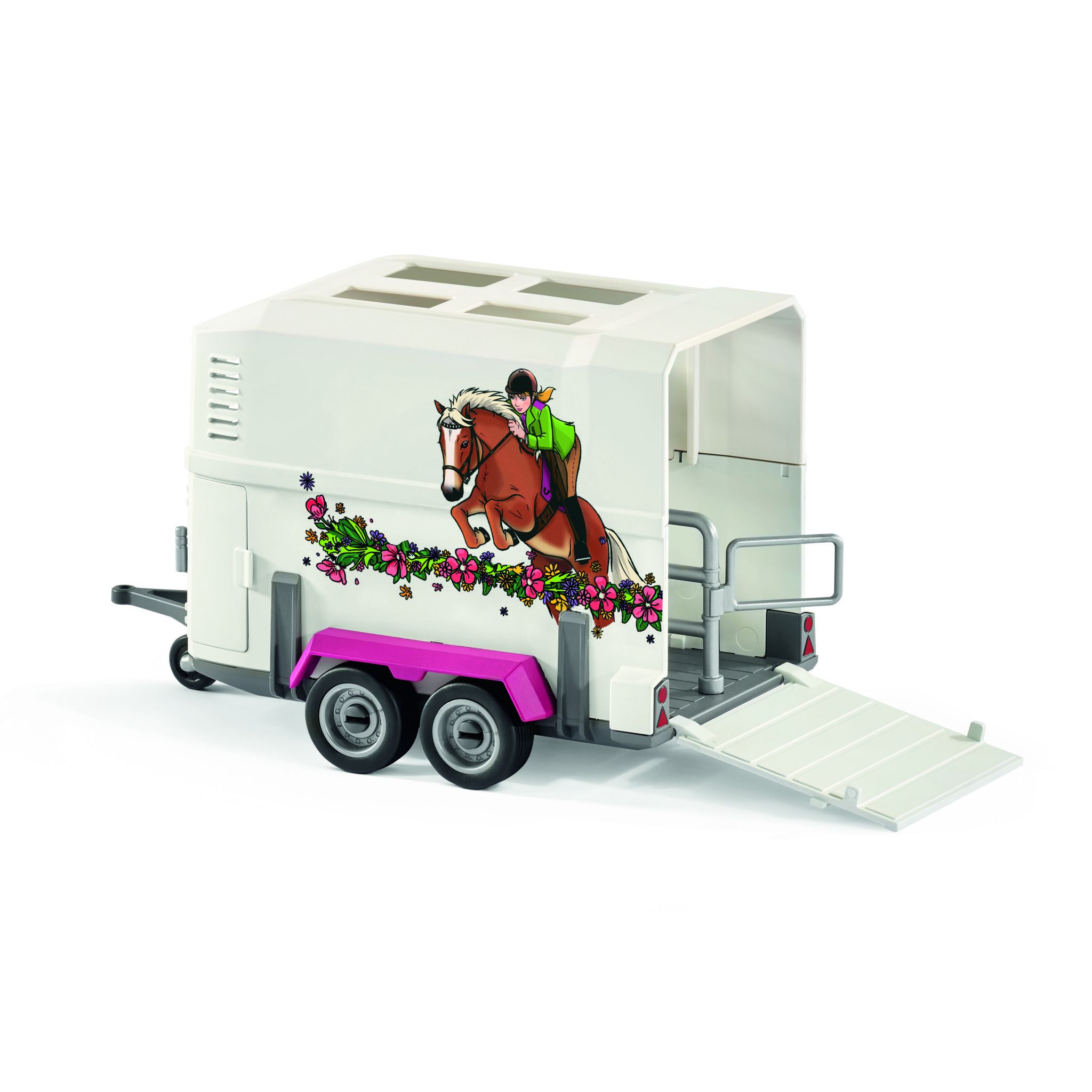 Voir la diapositive 4 : SCHLEICH Voiture Pick Up avec remorque