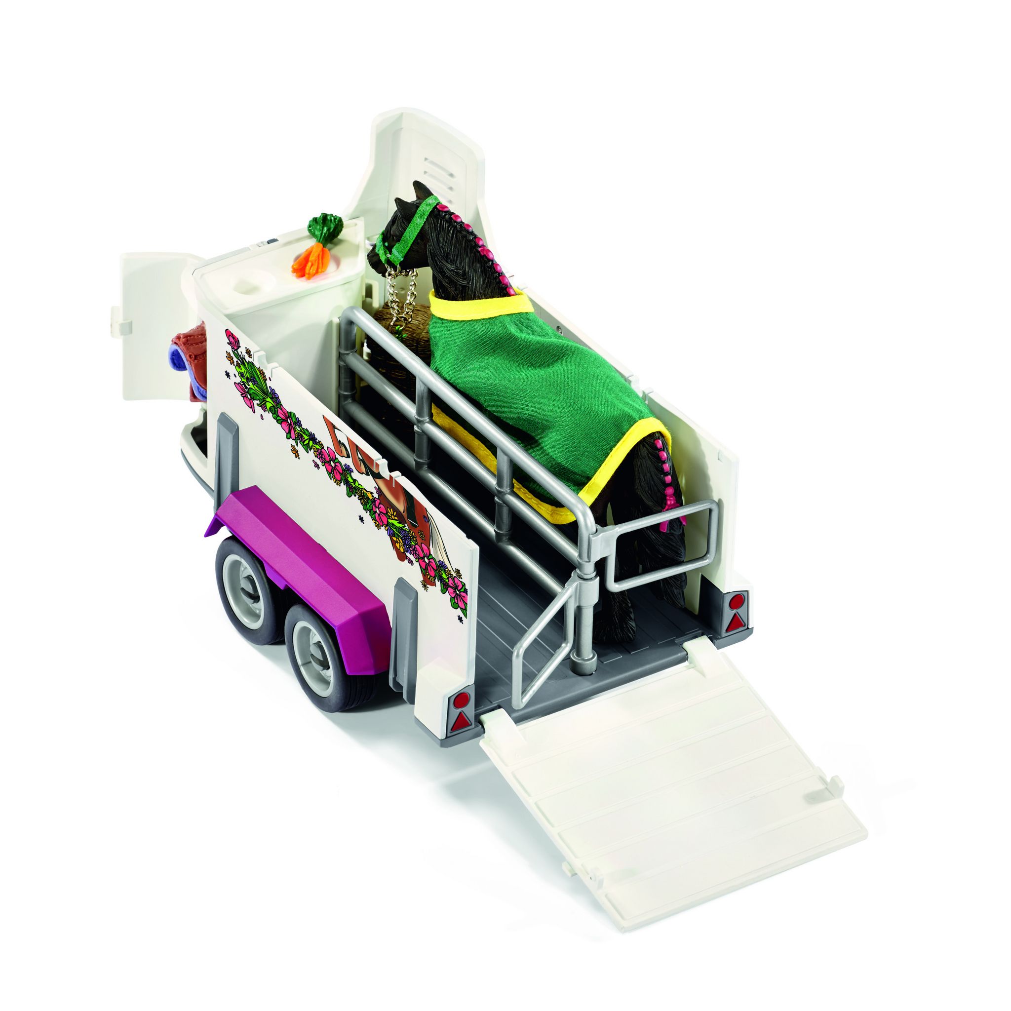 Voir la diapositive 5 : SCHLEICH Voiture Pick Up avec remorque