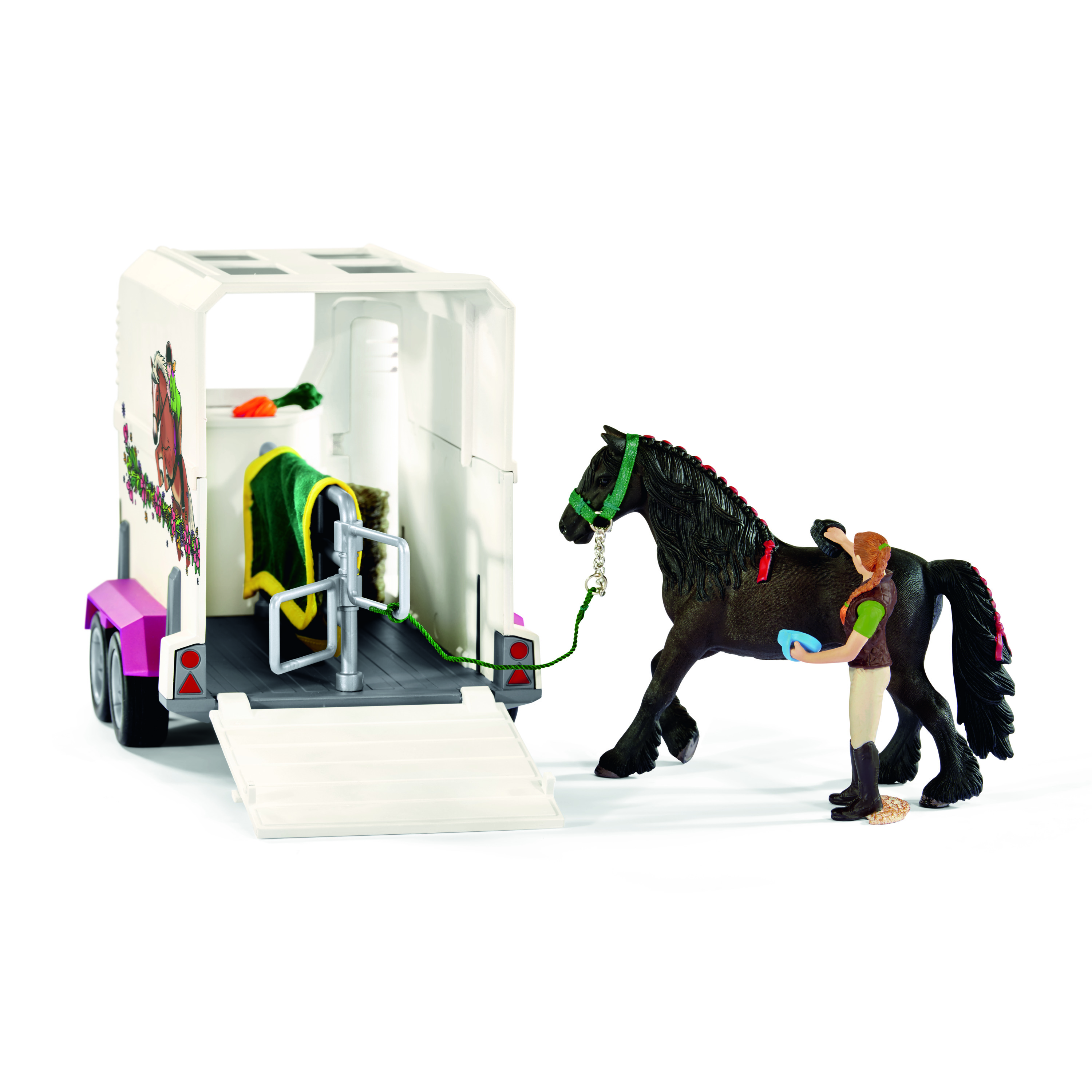 Voir la diapositive 6 : SCHLEICH Voiture Pick Up avec remorque
