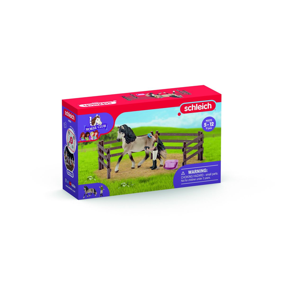 SCHLEICH Kit Soin chevaux Andalous Horse Club