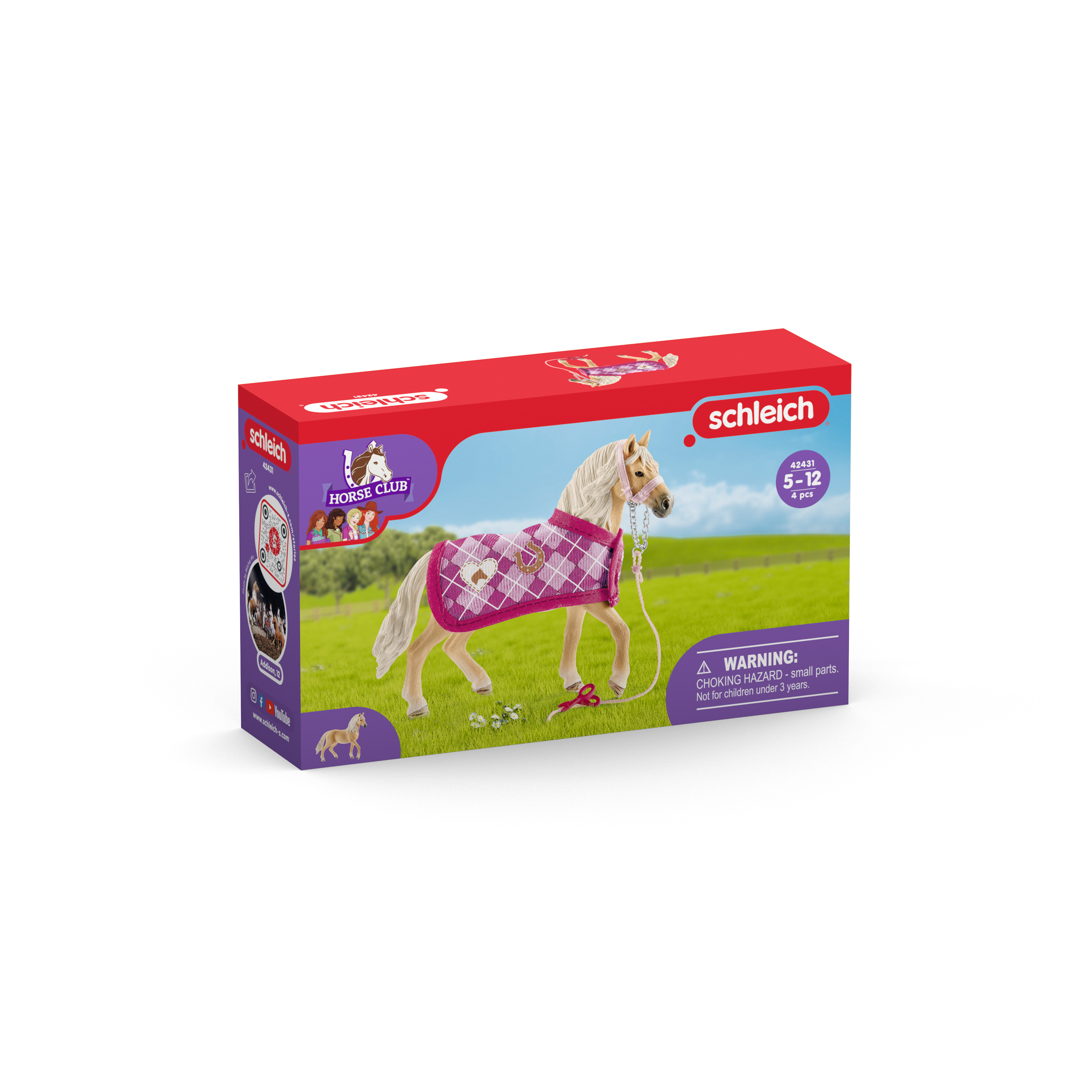 Voir la diapositive 5 : SCHLEICH Figurine Horse Club Cheval et accessoires