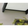 Voir la diapositive 4 : PALRAM Marquise 140 x 192 cm Anthracite/Blanc translucide - SOPHIA XL 2000