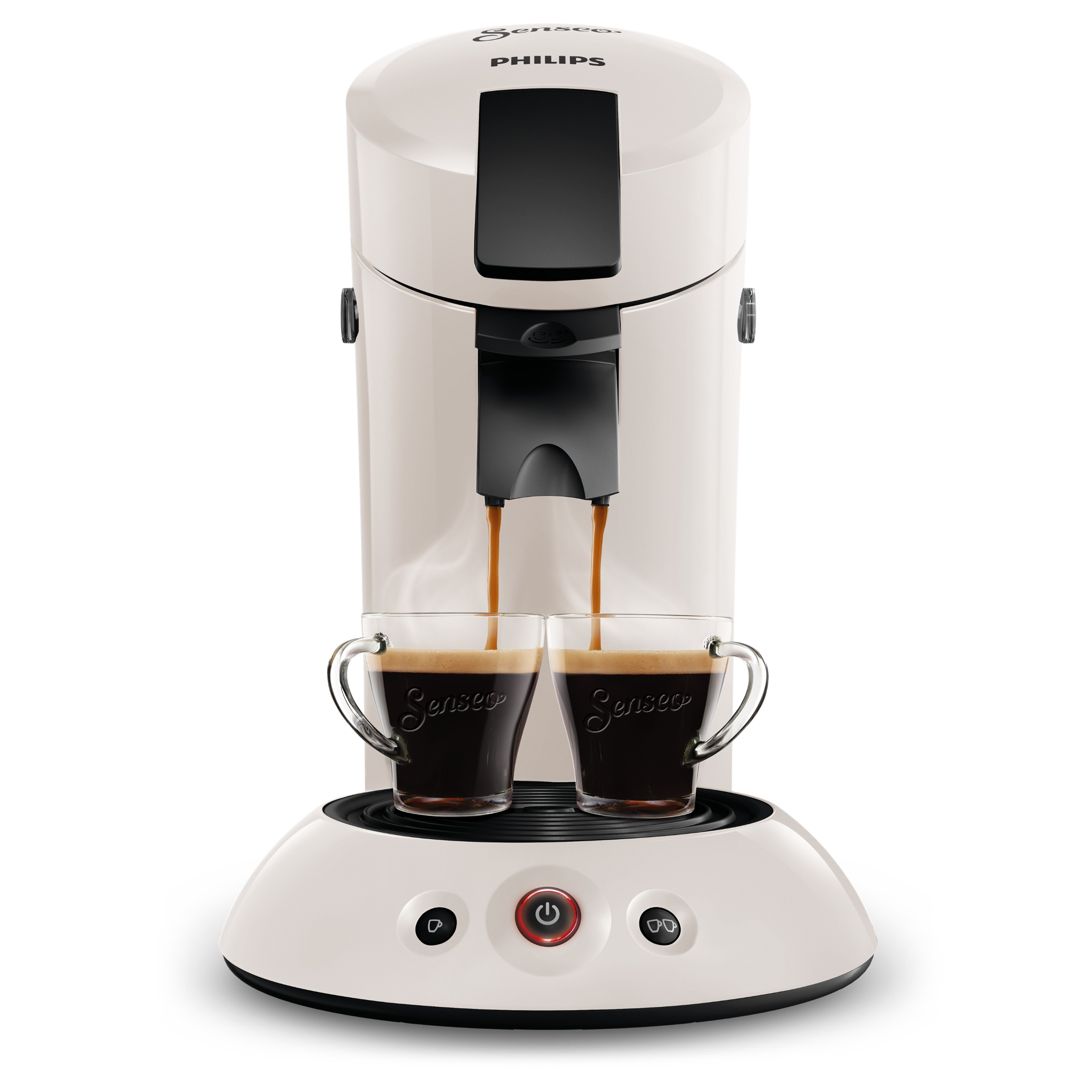 Voir la diapositive 2 : PHILIPS Machine à café à dosettes Senseo HD7806/41 - Beige