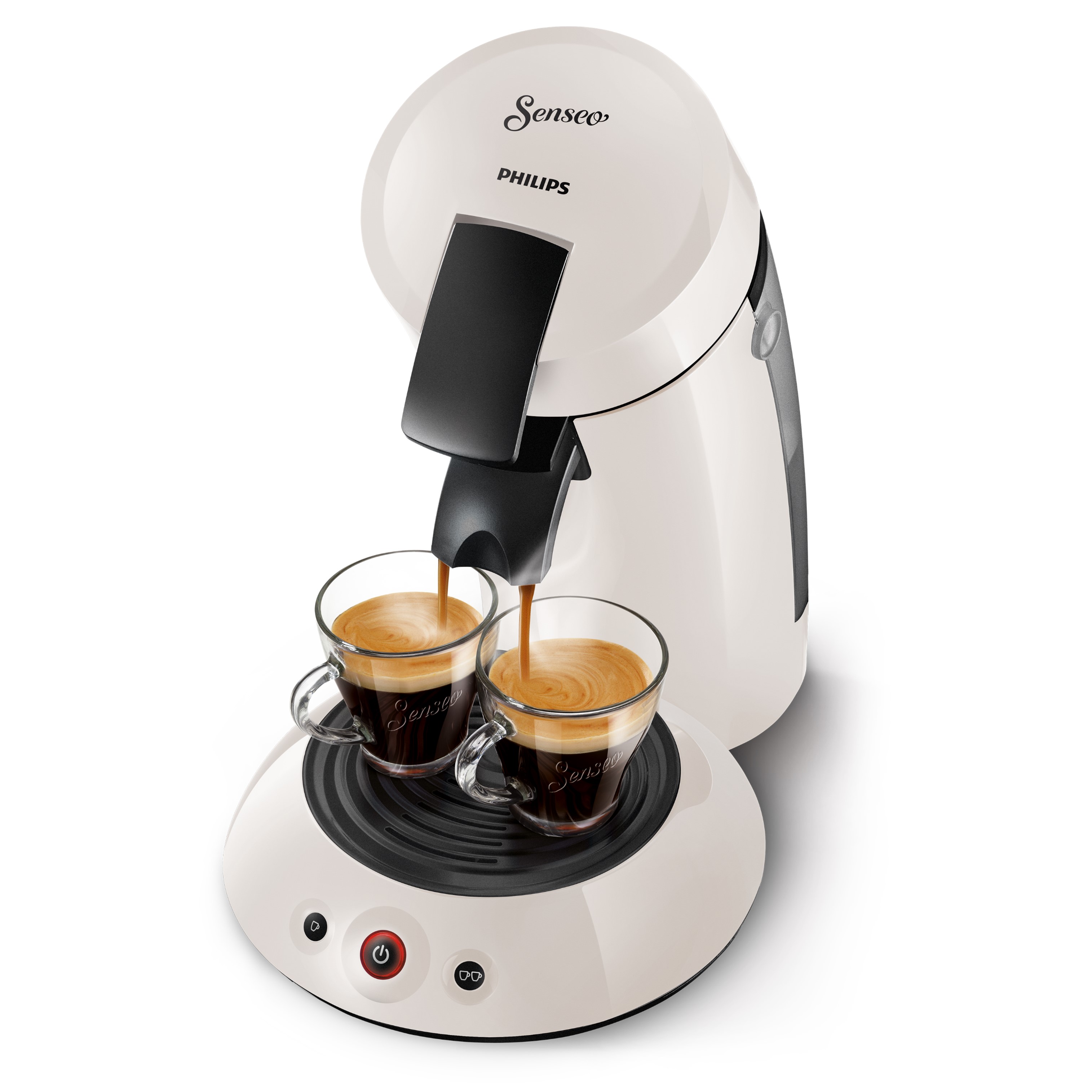Voir la diapositive 3 : PHILIPS Machine à café à dosettes Senseo HD7806/41 - Beige