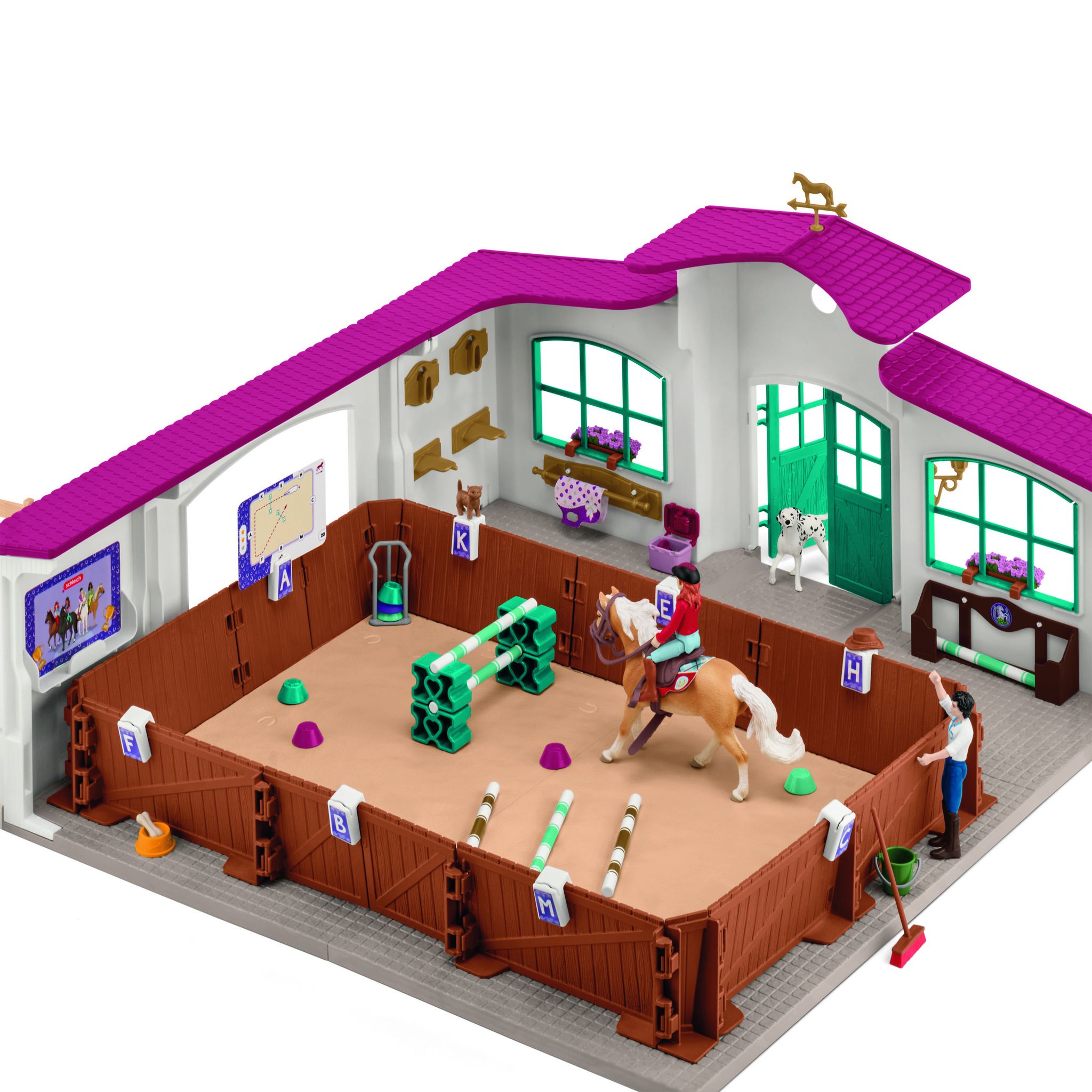 Voir la diapositive 6 : SCHLEICH Grand Manège équestre Horse Club