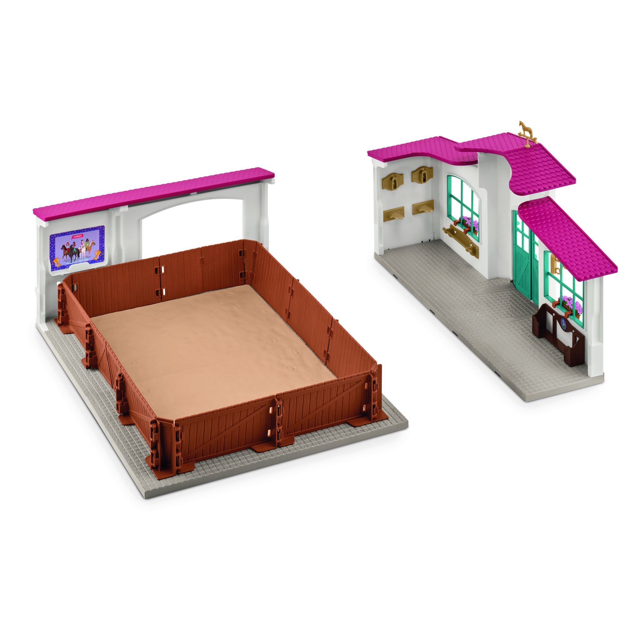 Voir la diapositive 7 : SCHLEICH Grand Manège équestre Horse Club