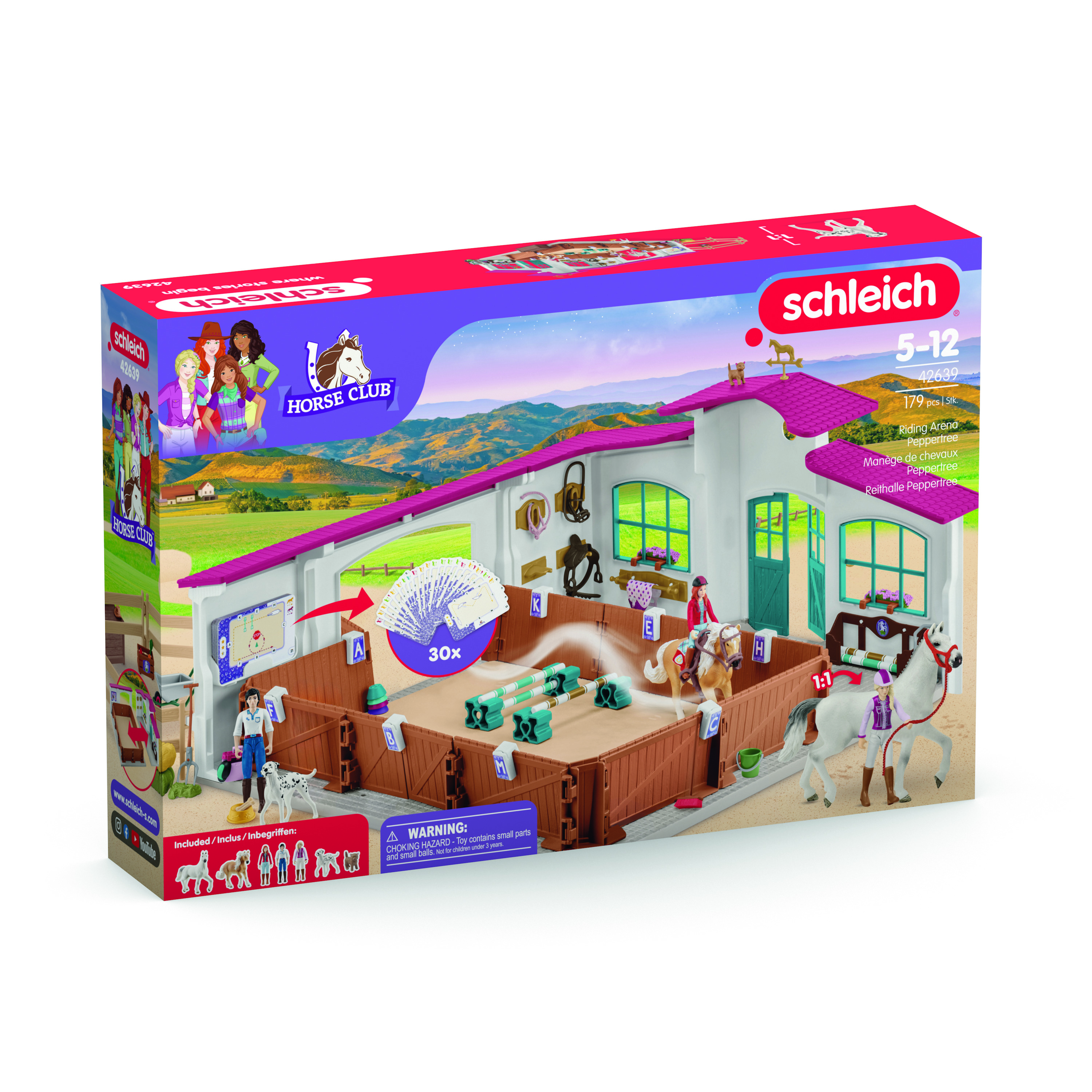 Voir la diapositive 9 : SCHLEICH Grand Manège équestre Horse Club