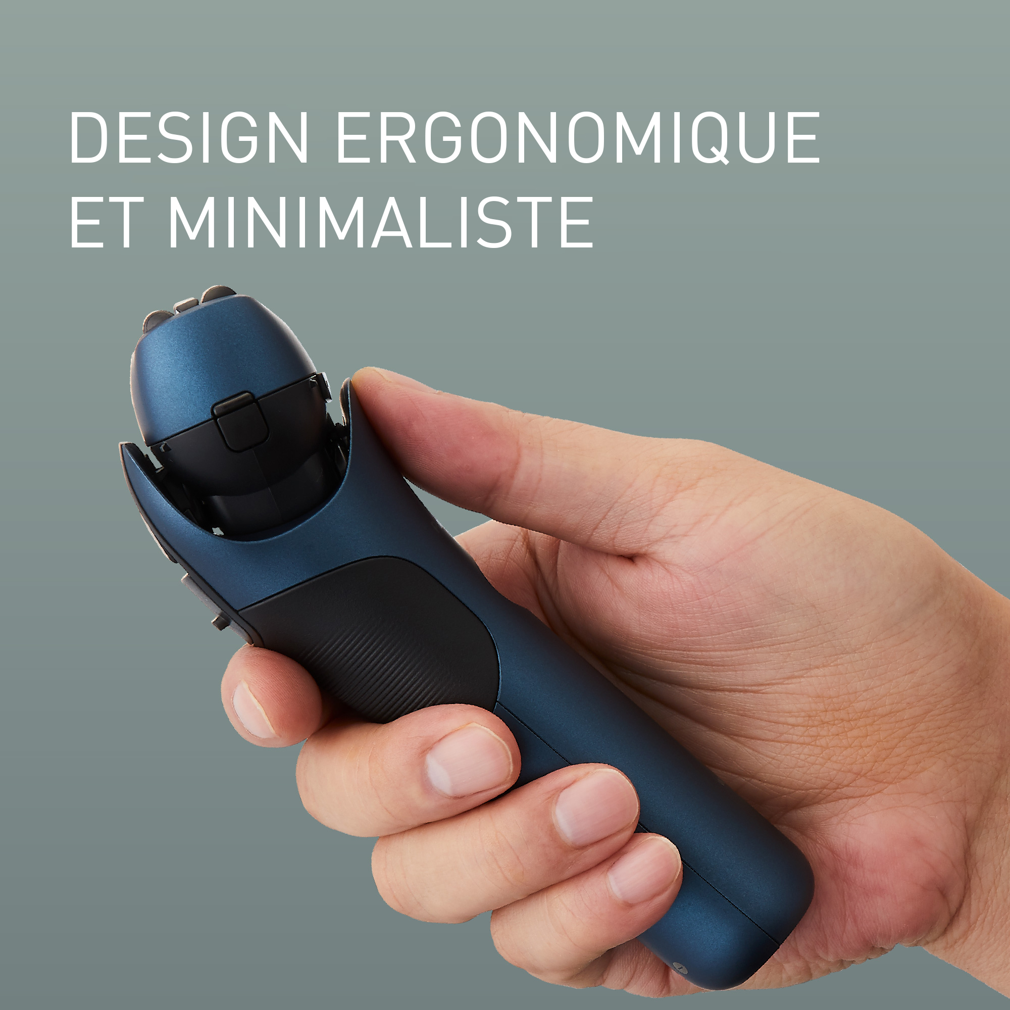Voir la diapositive 8 : PANASONIC Rasoir électrique ES-LT4B-A803 - Bleu