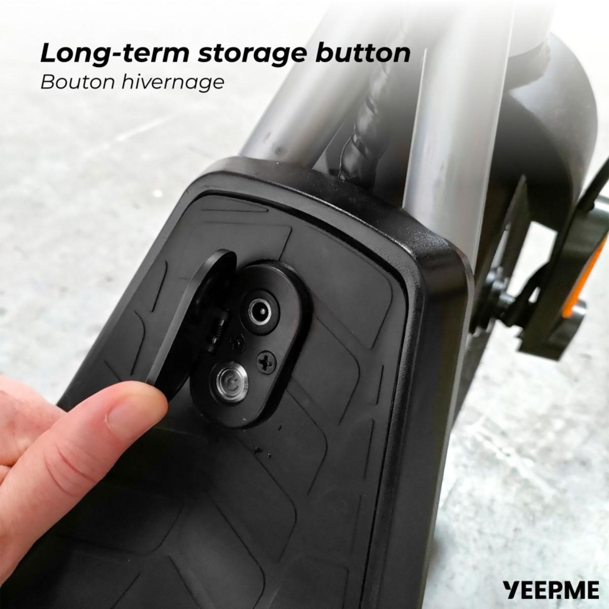 Voir la diapositive 3 : YEEP.ME Trottinette électrique 100A Start - Noir