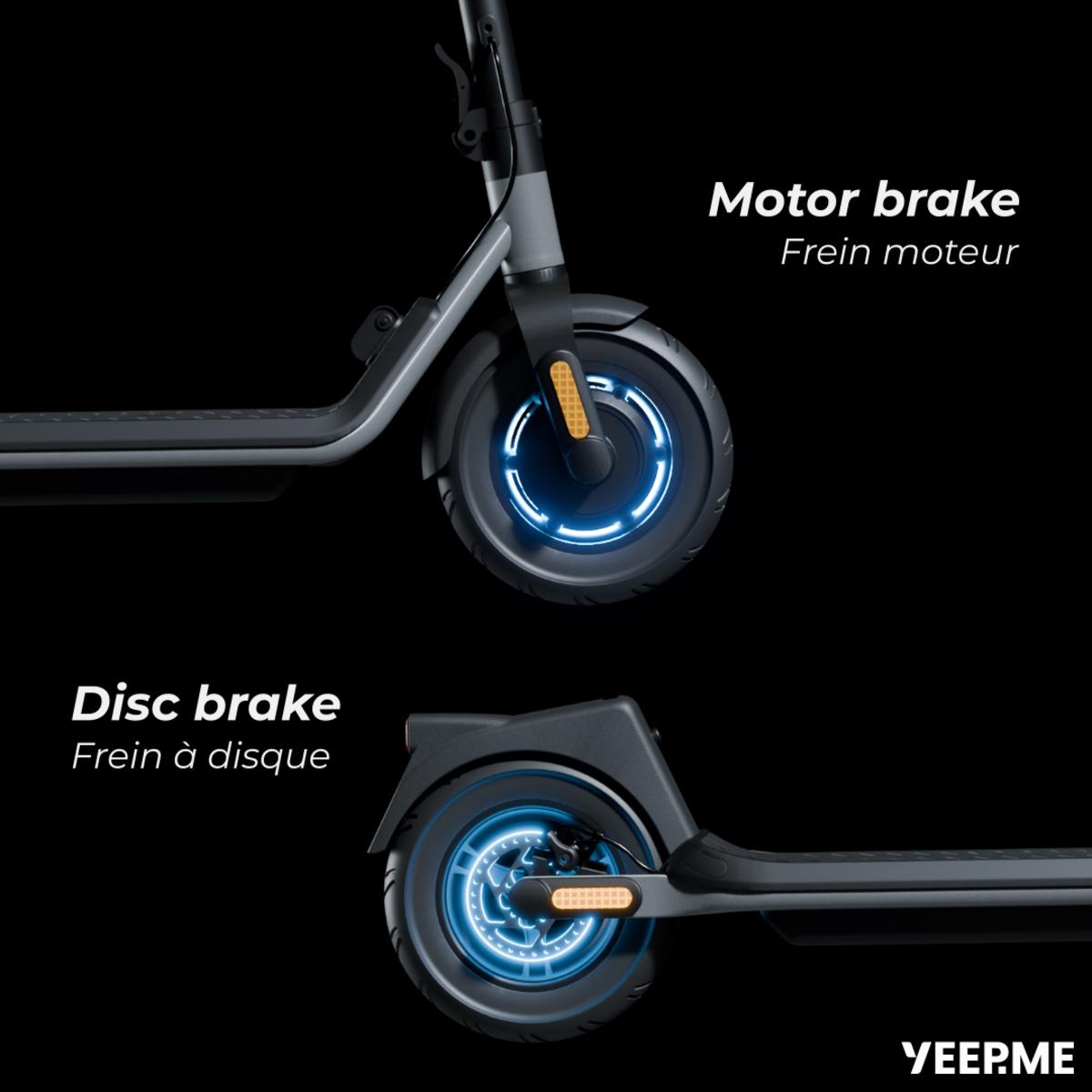 Voir la diapositive 5 : YEEP.ME Trottinette électrique 100A Start - Noir