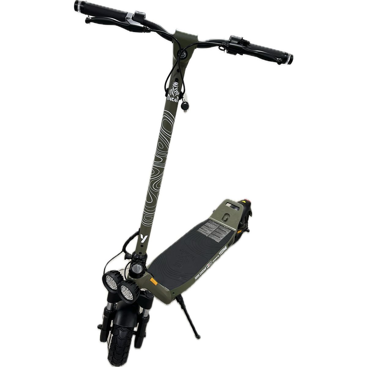 YEEP.ME Trottinette électrique 100S SUV Dakar - Vert kaki