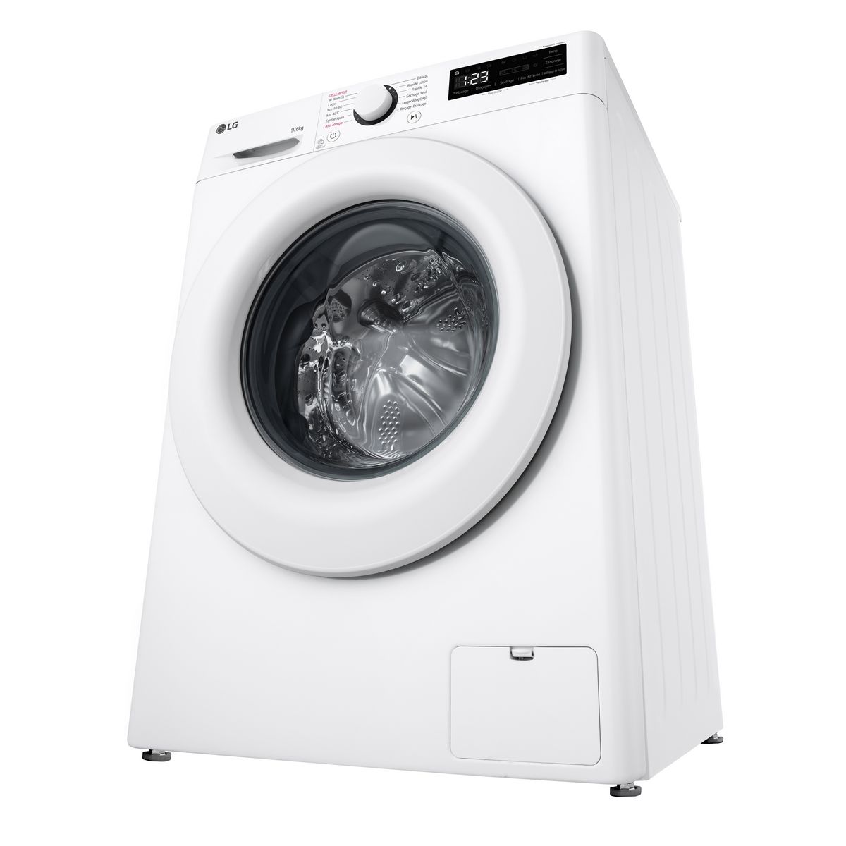 LG Lave linge séchant hublot F964R33WRS, 9 kg lavage, 6 kg séchage, 1400 T/min, D