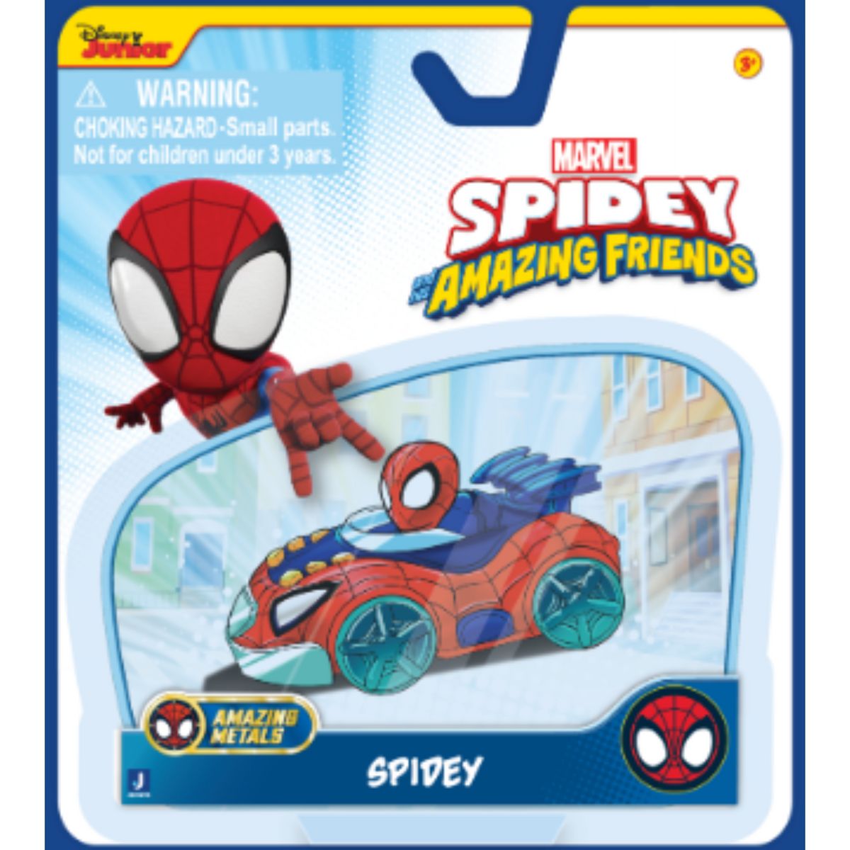 JAZWARES Véhicule Spidey DieCast