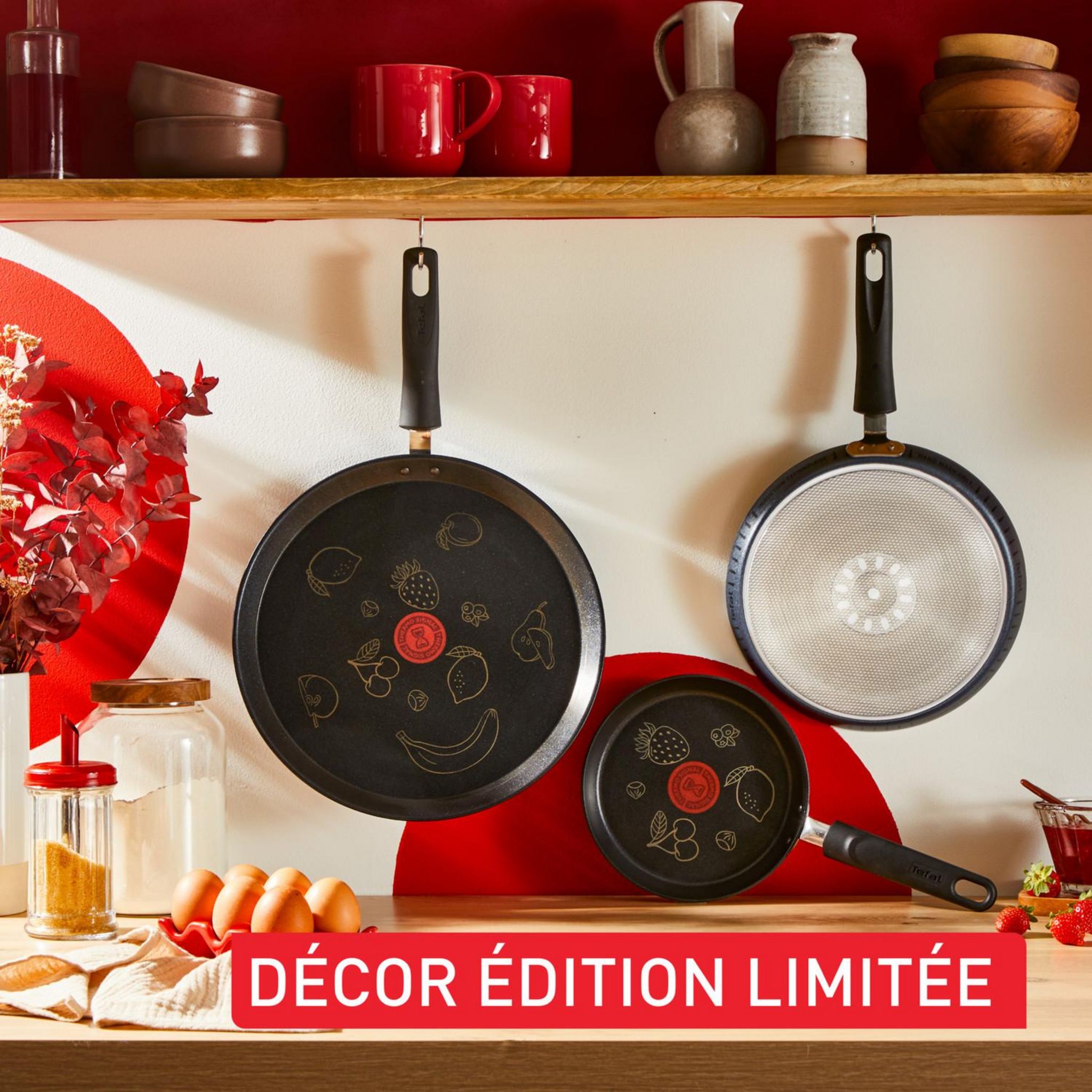 Voir la diapositive 6 : TEFAL Crêpière 25 cm aluminium tous feux dont induction SO LIGHT