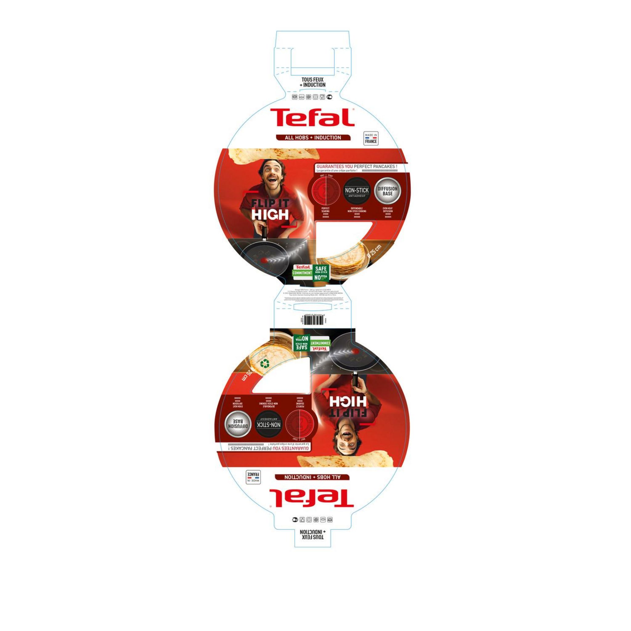 Voir la diapositive 8 : TEFAL Crêpière 25 cm aluminium tous feux dont induction SO LIGHT