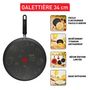 Voir la diapositive 2 : TEFAL Galetière 34cm tous feux sauf induction COLLECTORS ROUGE