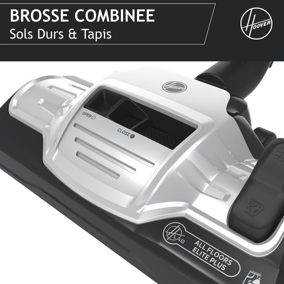 HOOVER Aspirateur traîneau sans sac HP720PET - Noir