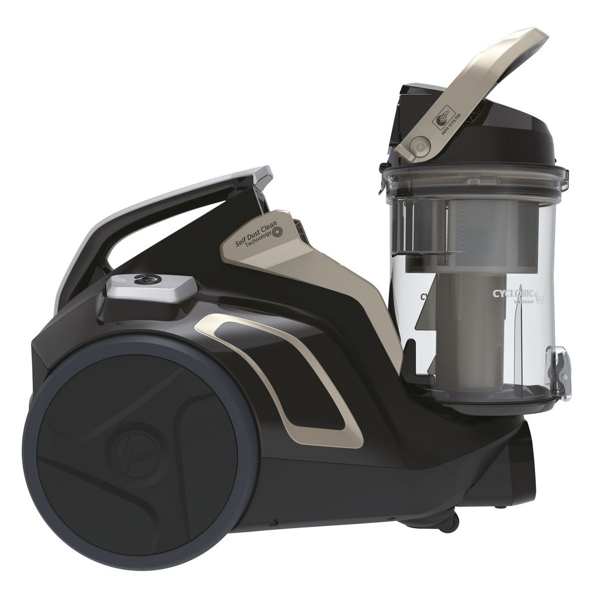 HOOVER Aspirateur traîneau sans sac HP720PET - Noir