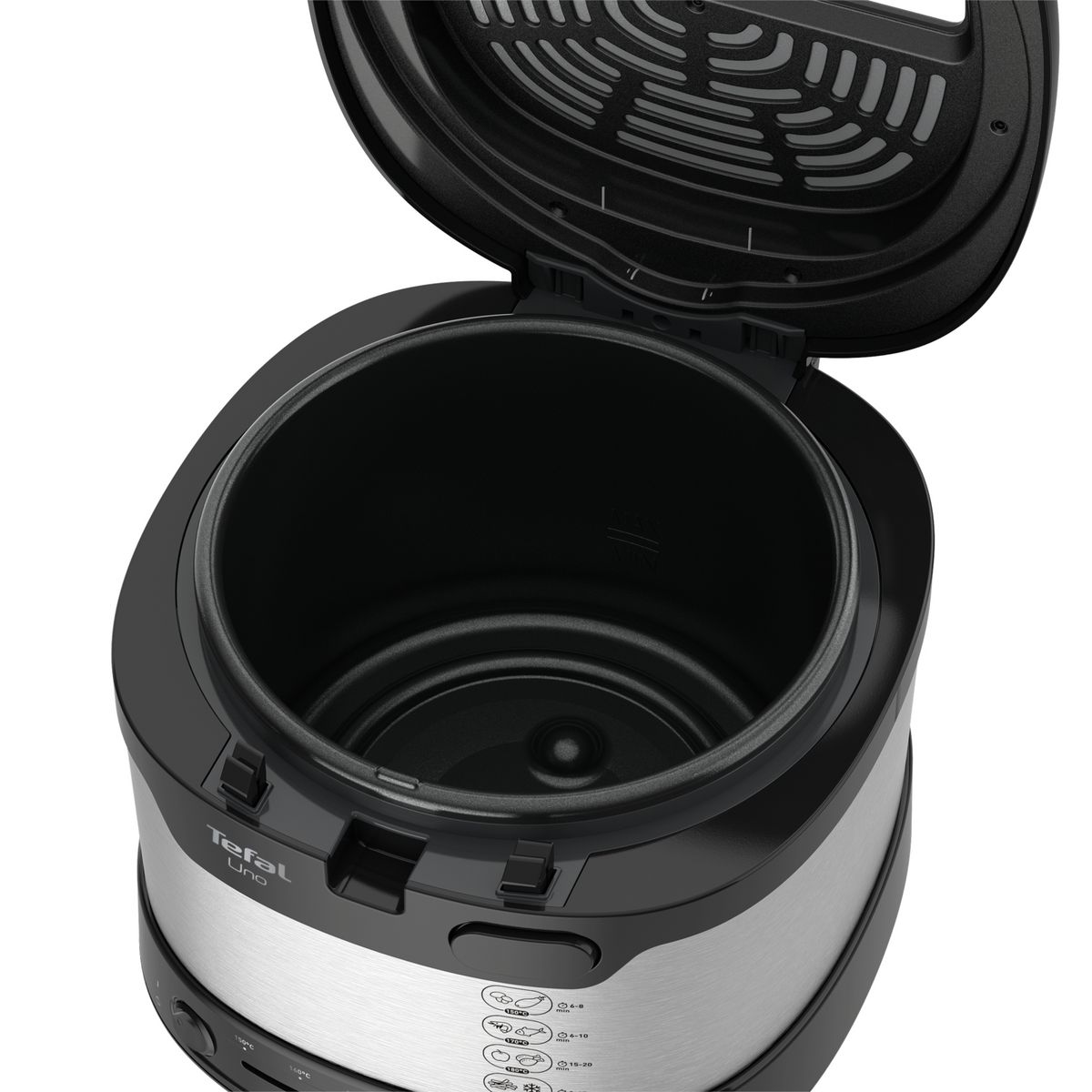 TEFAL Friteuse électrique UNO FF215D30 - Noir et inox
