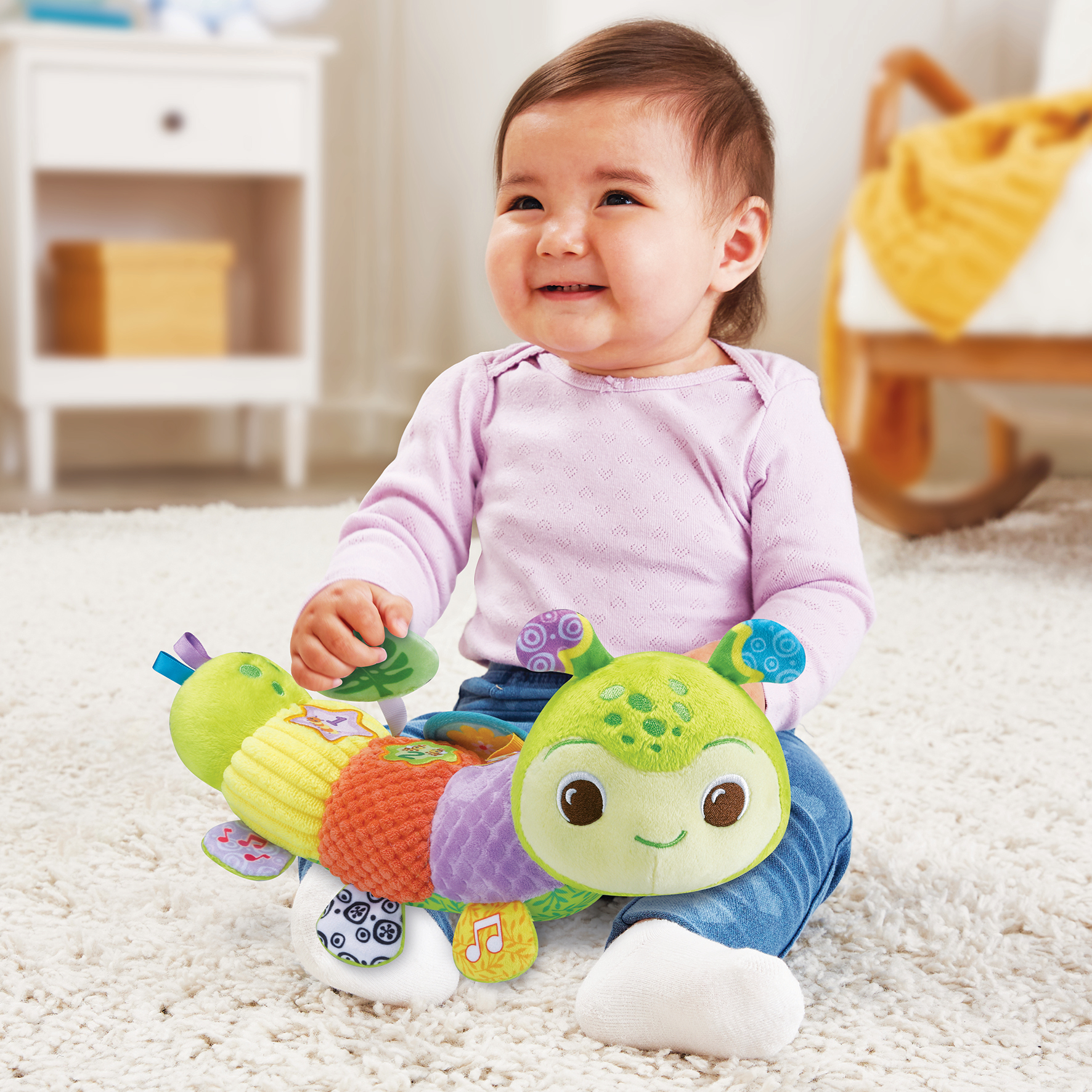 Voir la diapositive 6 : VTECH Myrtille, Ma Lumi Chenille Sensorielle