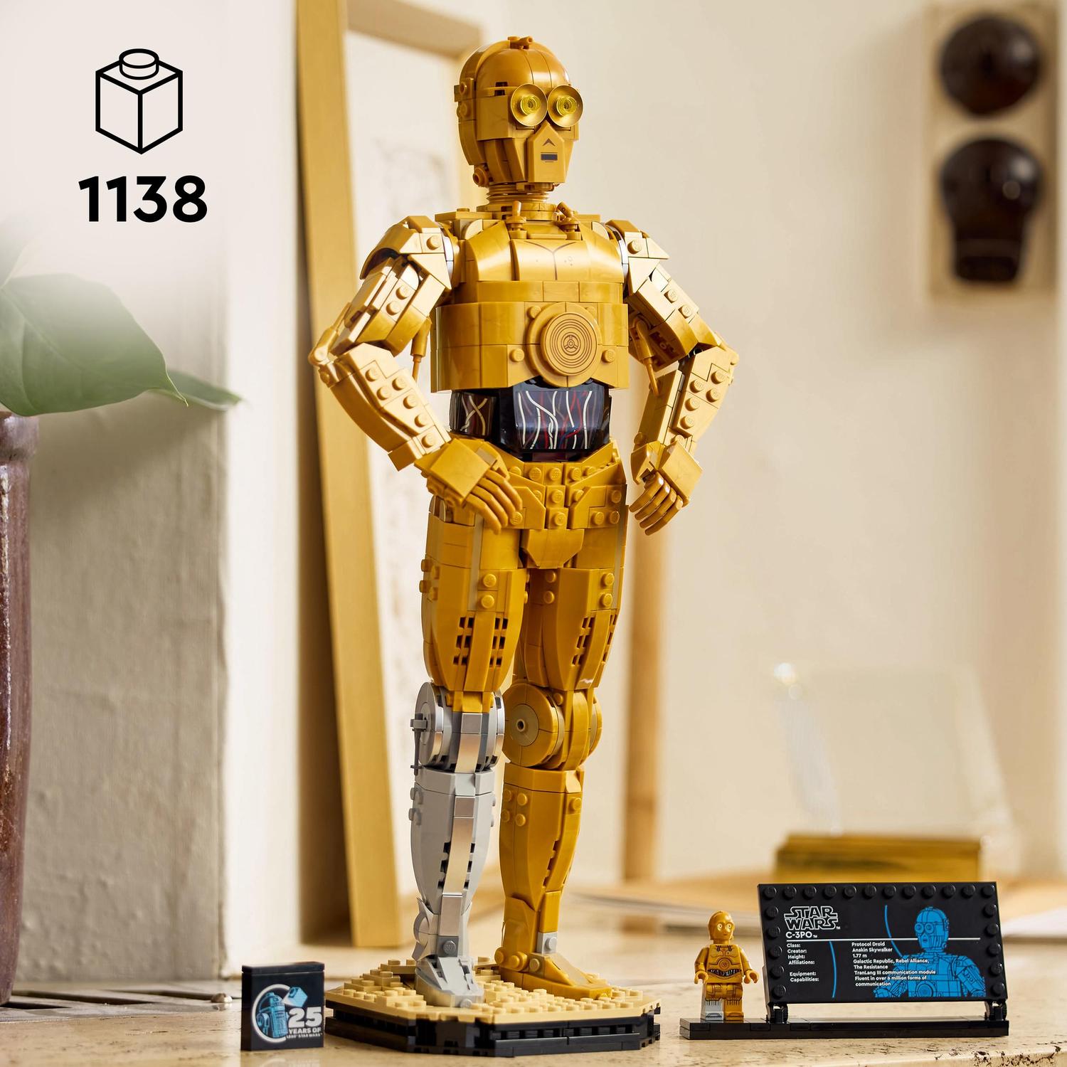 Voir la diapositive 3 : LEGO LEGO Star Wars 75398 C-3PO - Figurine de Droïde à Construire - Maquette pour Adulte