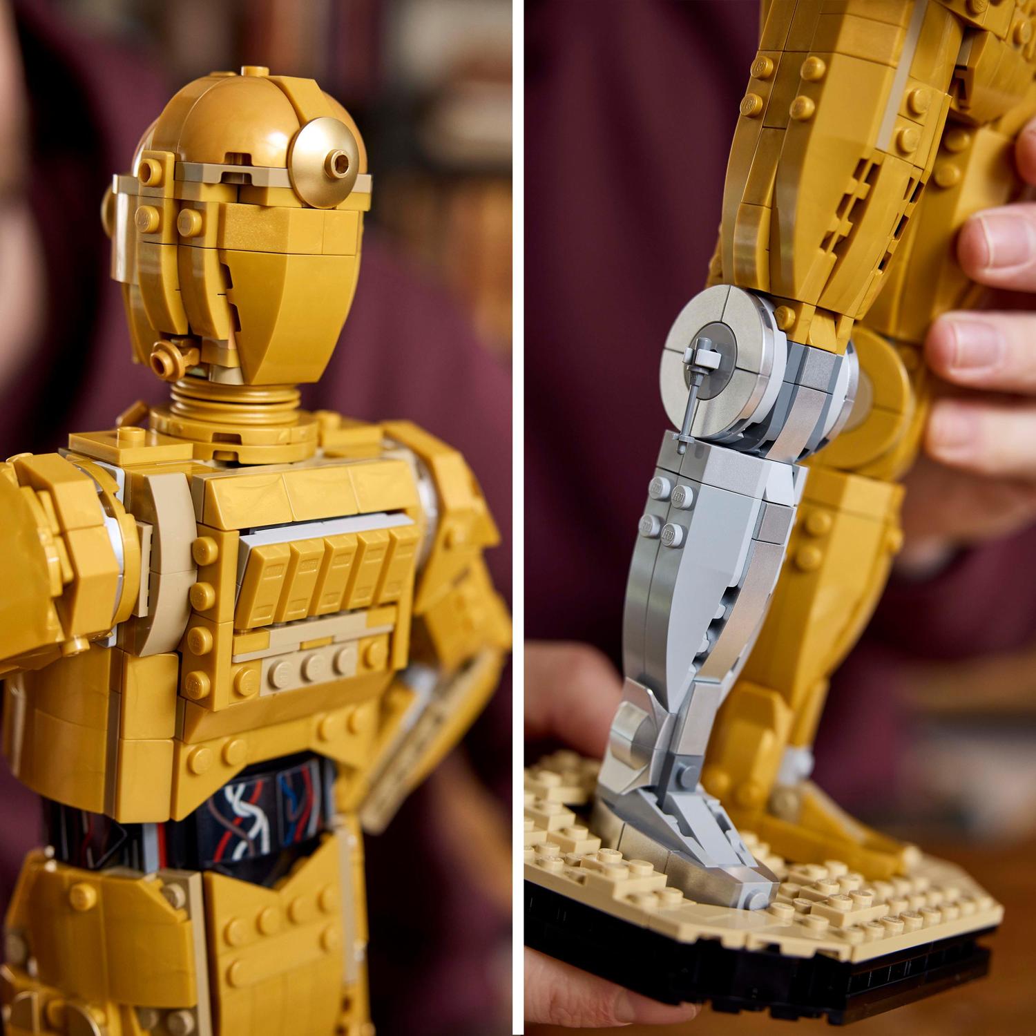 Voir la diapositive 5 : LEGO LEGO Star Wars 75398 C-3PO - Figurine de Droïde à Construire - Maquette pour Adulte