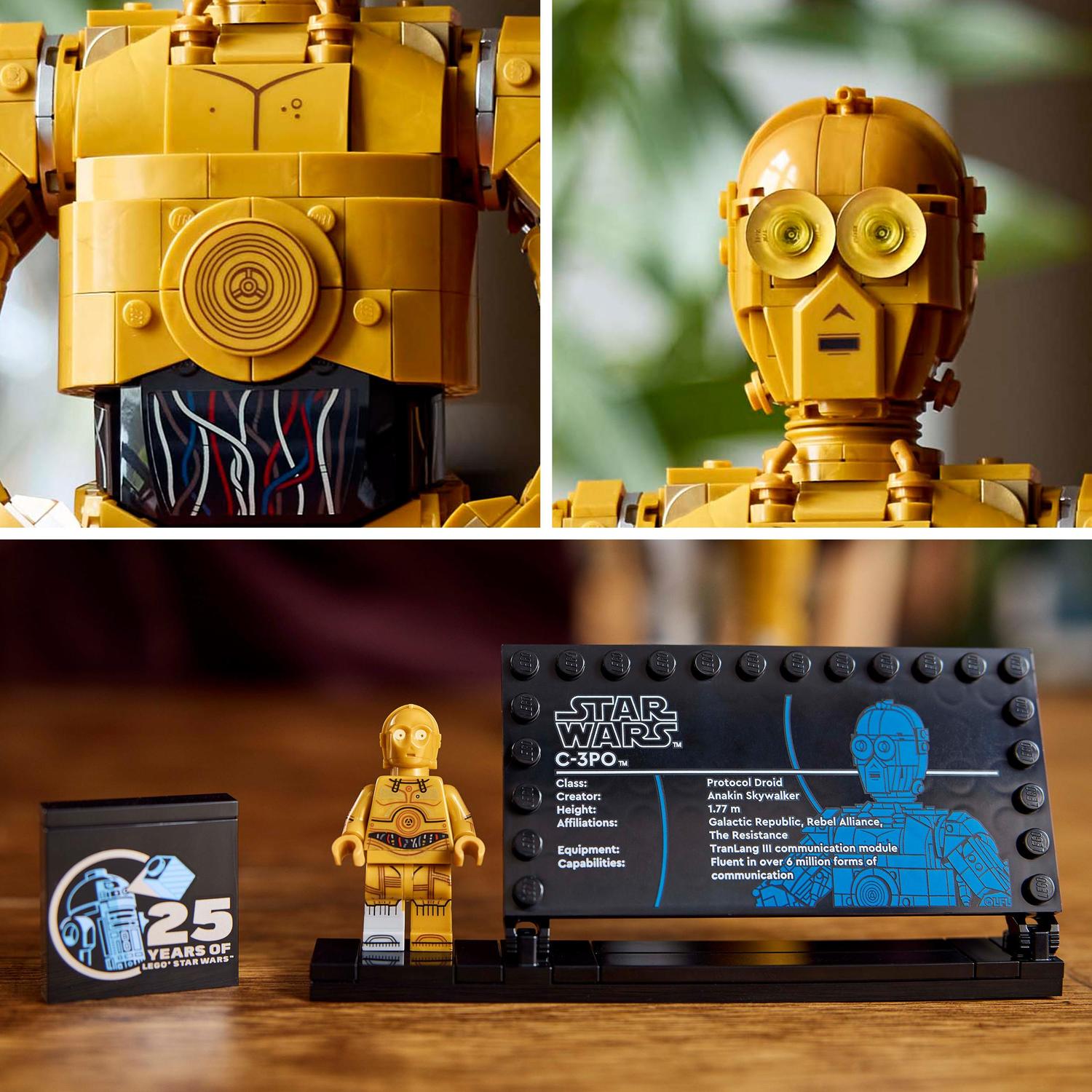 Voir la diapositive 6 : LEGO LEGO Star Wars 75398 C-3PO - Figurine de Droïde à Construire - Maquette pour Adulte