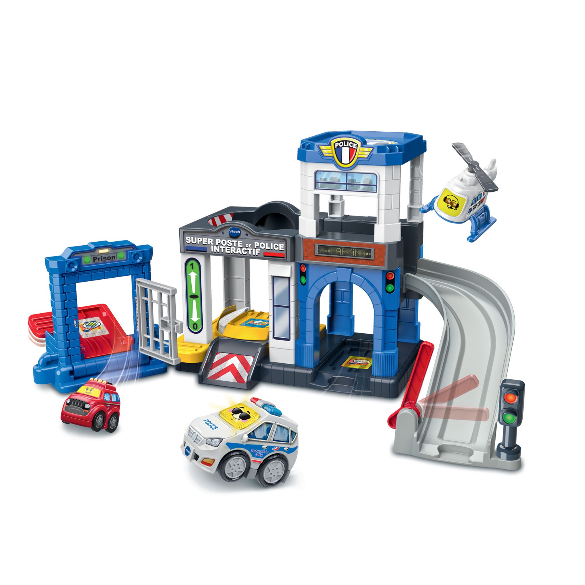 Voir la diapositive 4 : VTECH Super Poste de police Interactif Tut Tut Bolide Série Pro