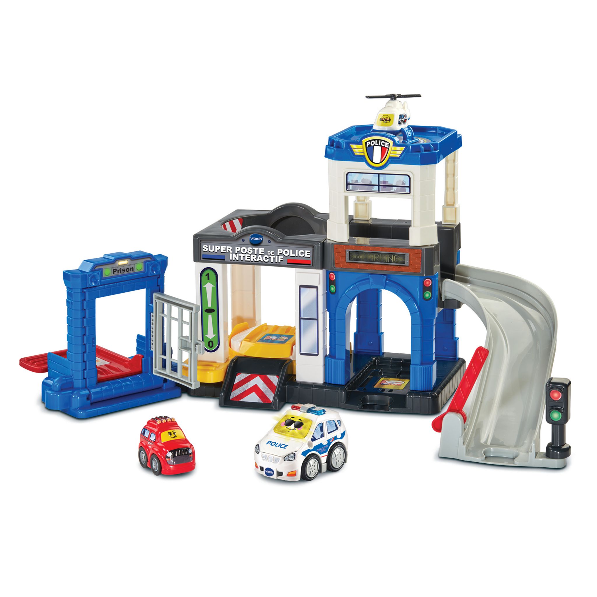 Voir la diapositive 5 : VTECH Super Poste de police Interactif Tut Tut Bolide Série Pro