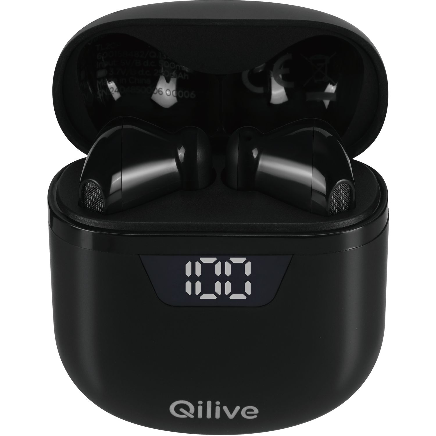 Voir la diapositive 2 : QILIVE Écouteurs Q1342 TWS - Noir