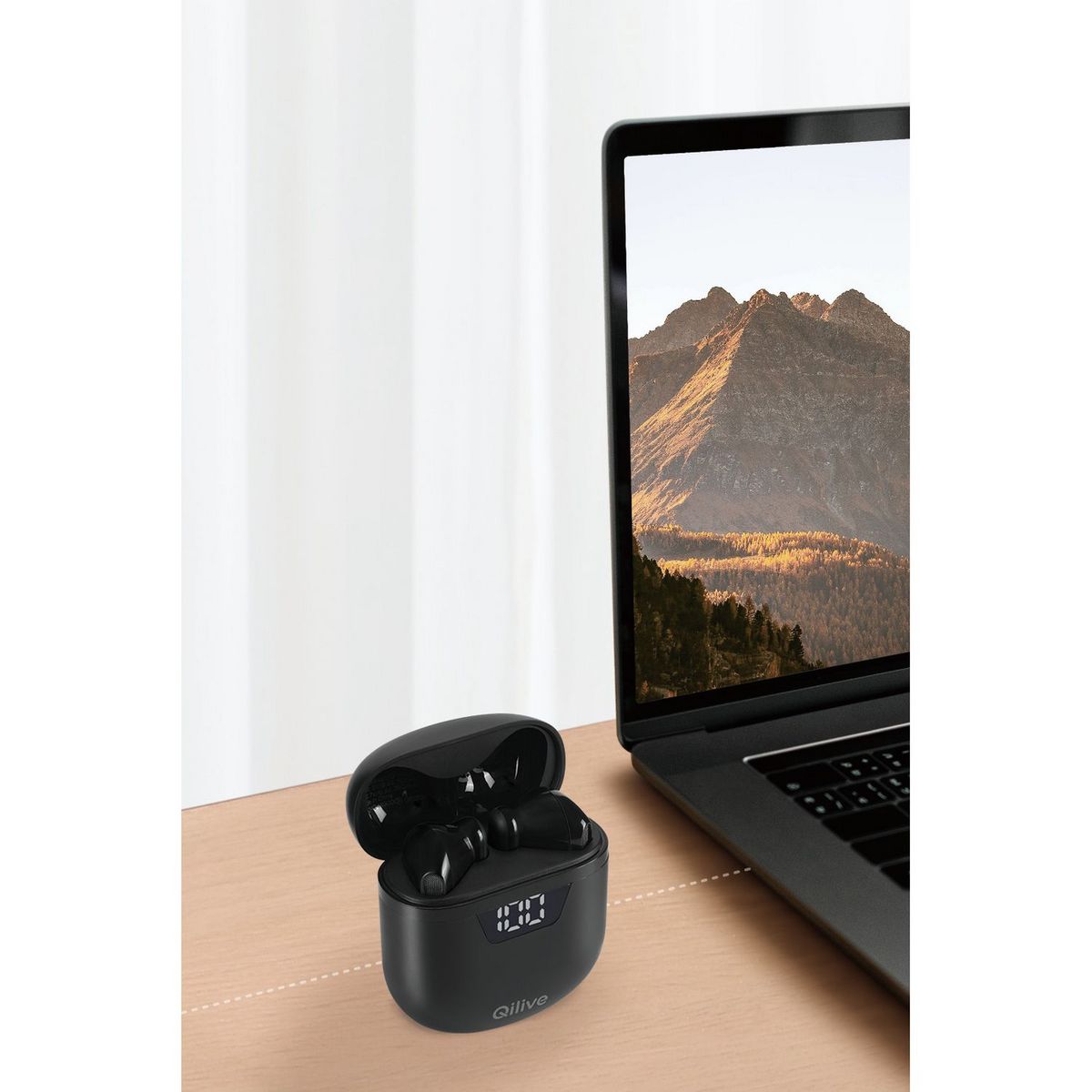 QILIVE Écouteurs Q1342 TWS - Noir