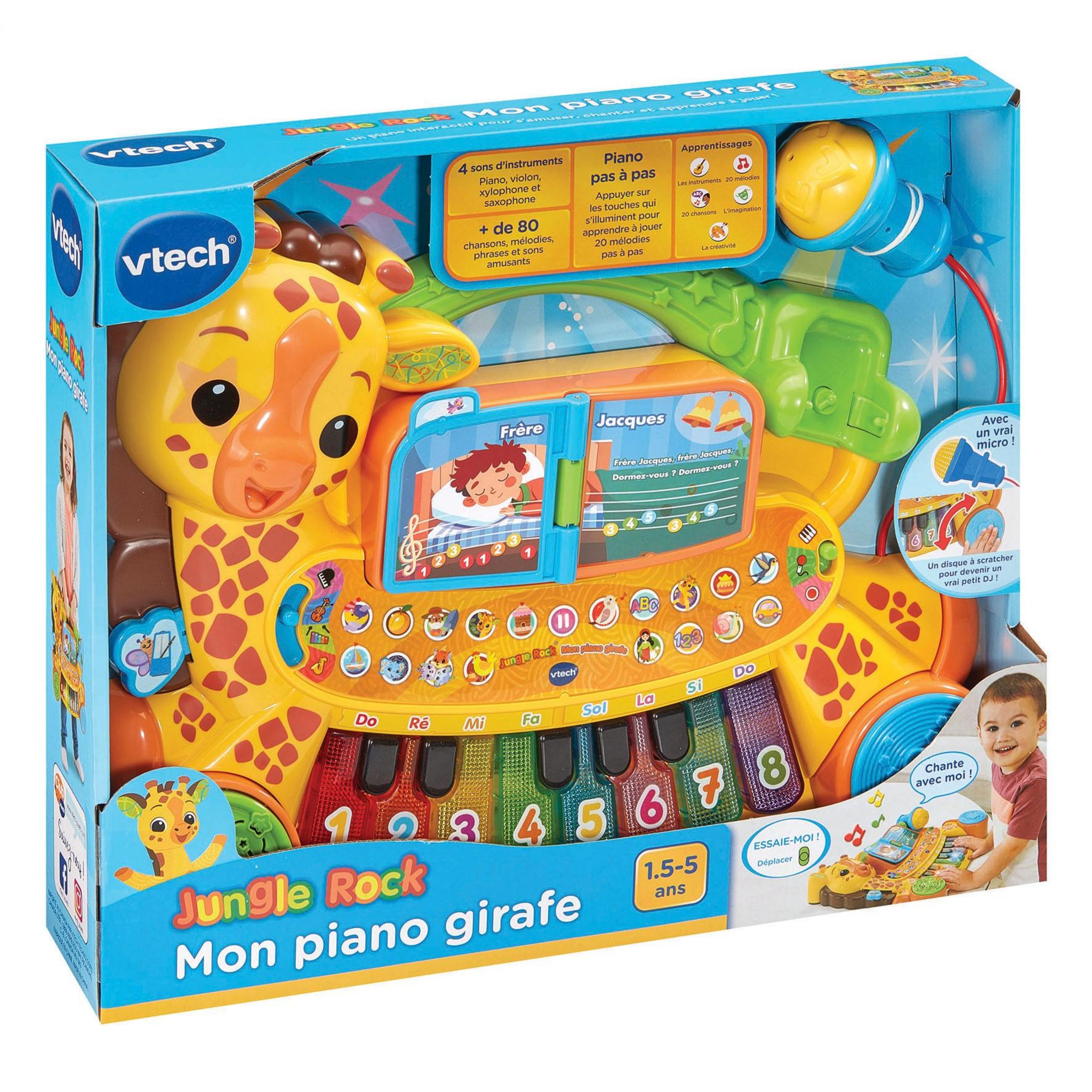 Voir la diapositive 5 : VTECH Jungle Rock, Mon Piano Girafe
