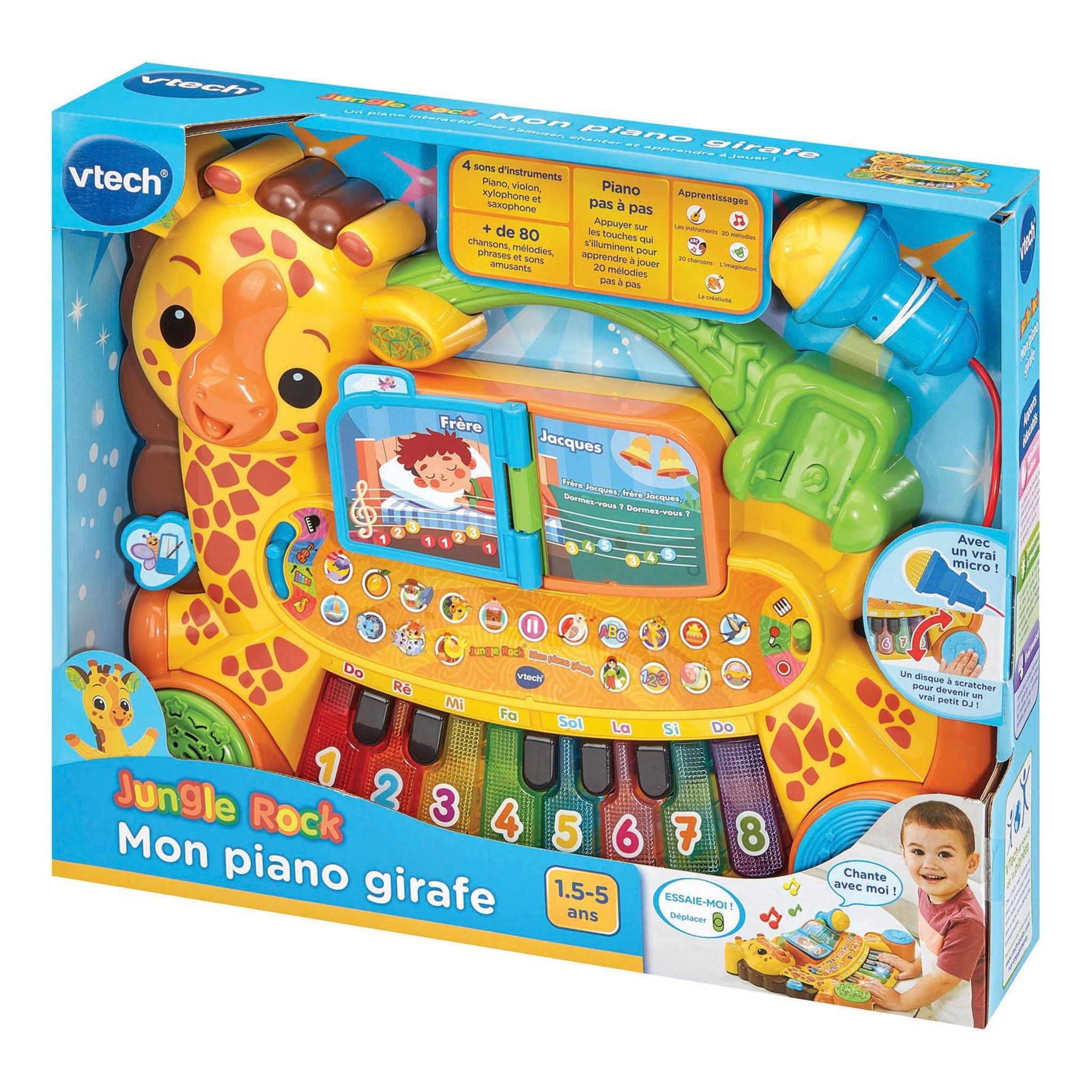 Voir la diapositive 8 : VTECH Jungle Rock, Mon Piano Girafe