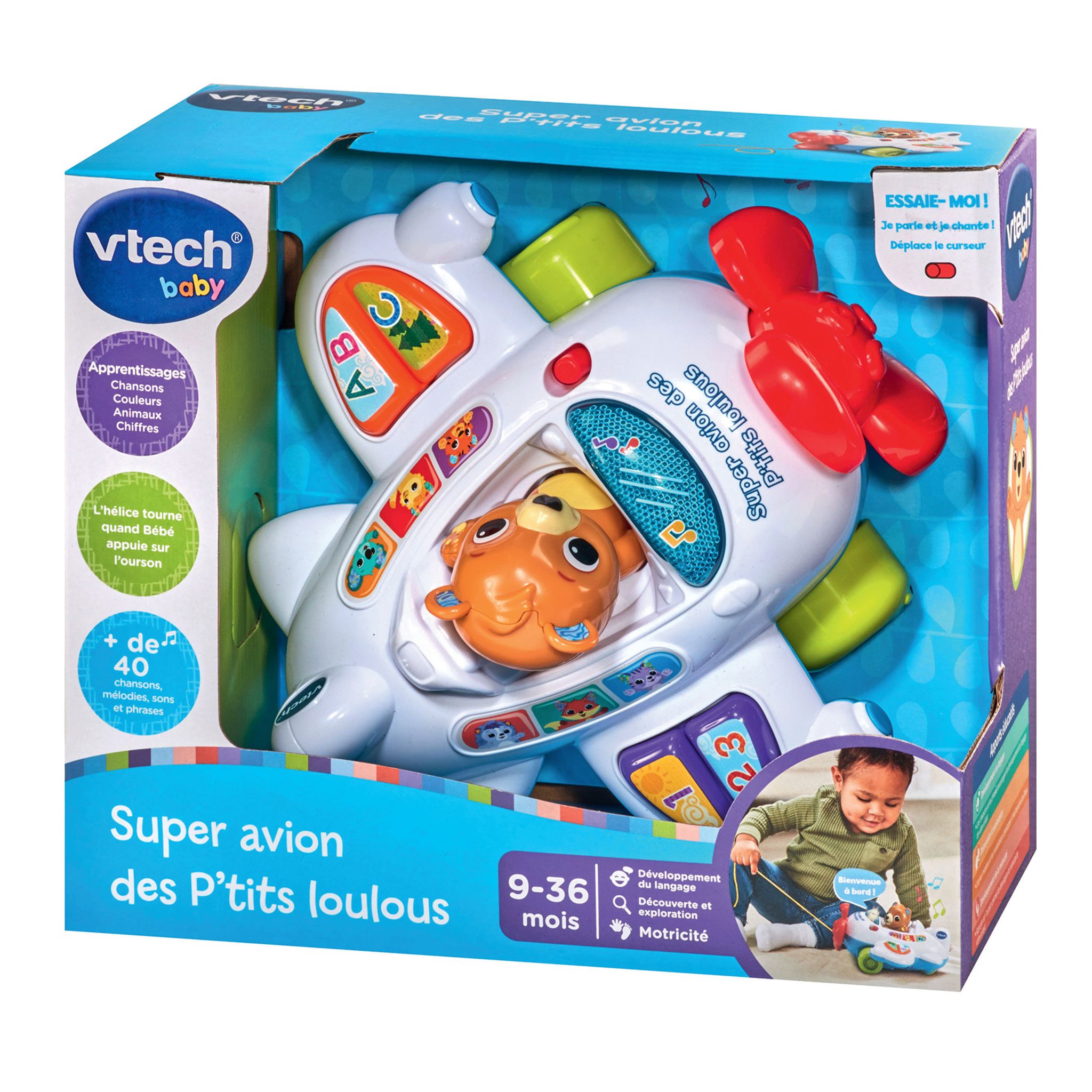 Voir la diapositive 3 : VTECH Super Avion des P'tits Loulous