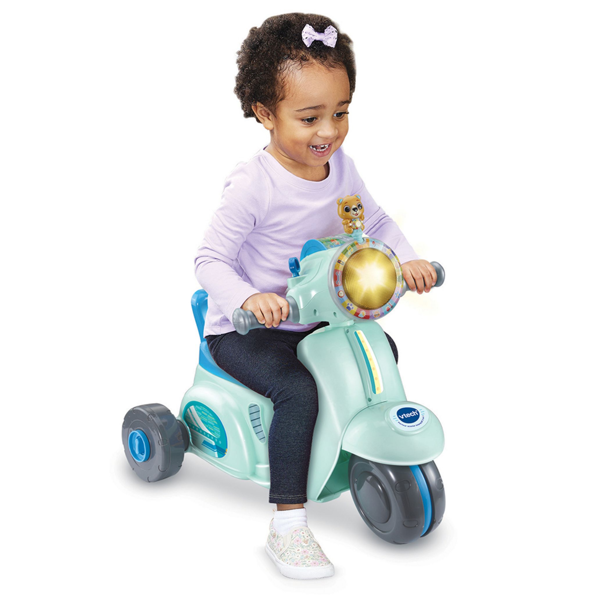 Voir la diapositive 7 : VTECH Porteur Scooter Interactif 3 en 1