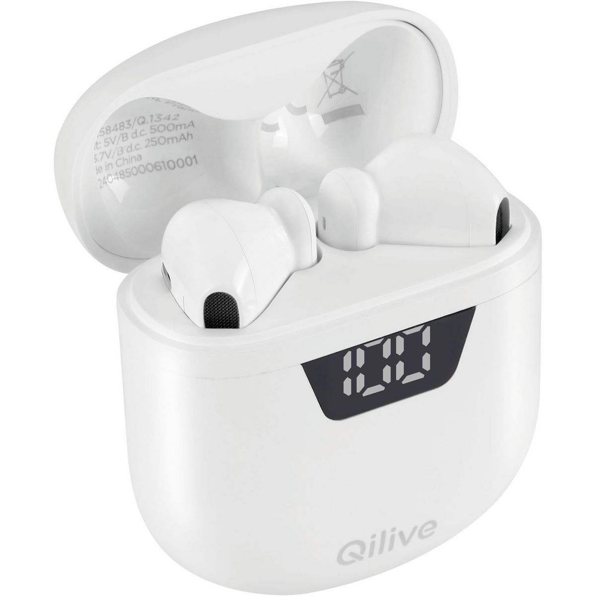 QILIVE Écouteurs Q1342 TWS - Blanc