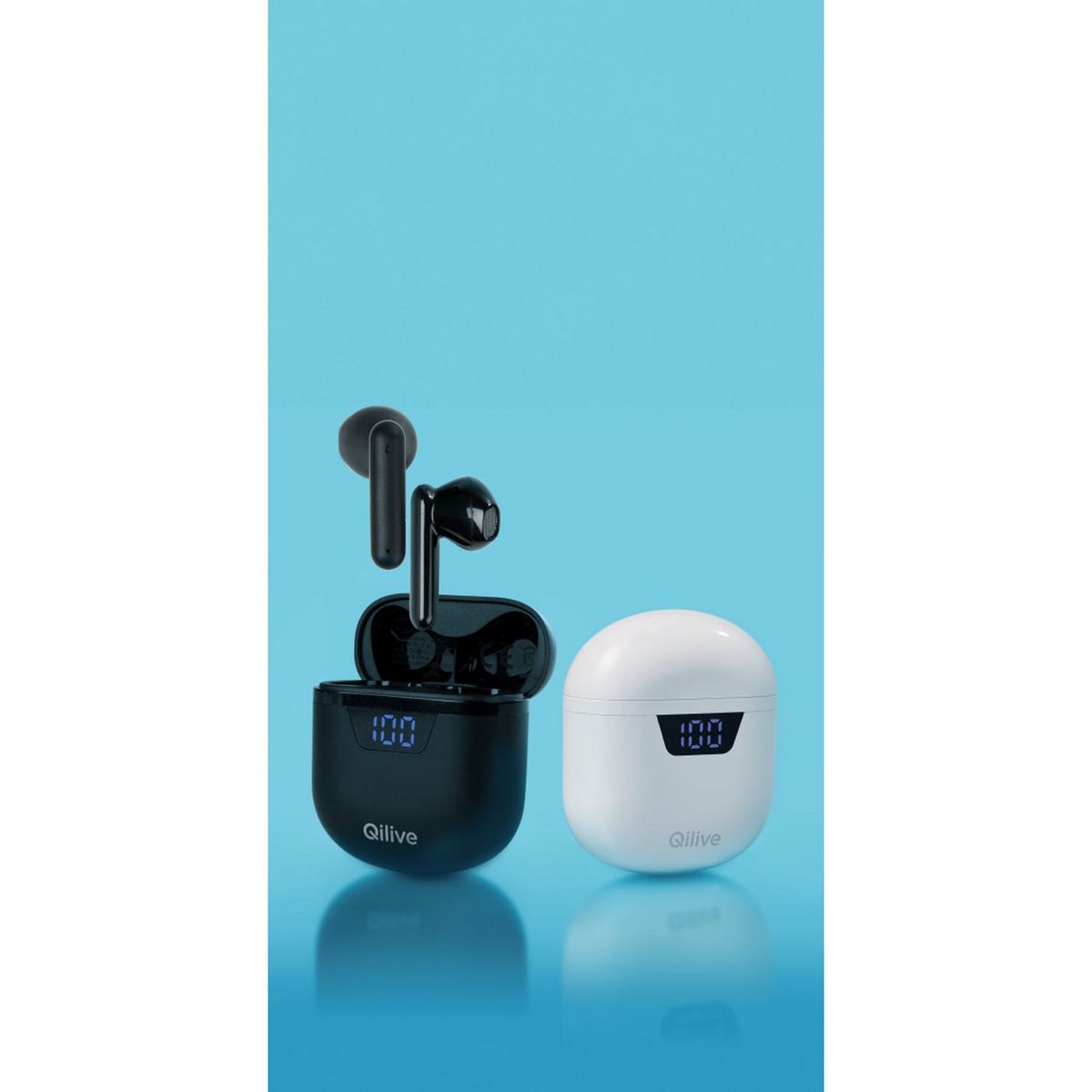 QILIVE Écouteurs Q1342 TWS - Blanc