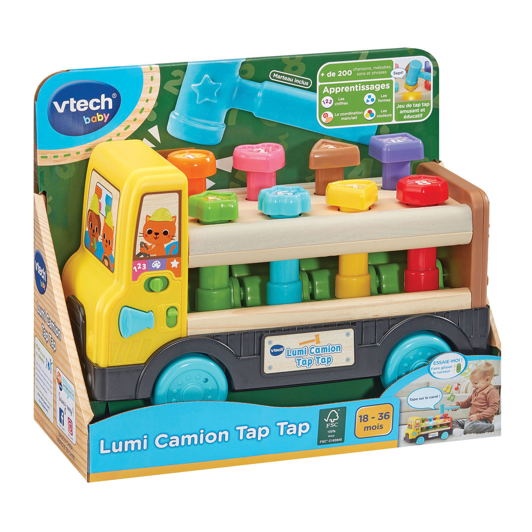 Voir la diapositive 4 : VTECH Lumi, Mon Camion Tap Tap