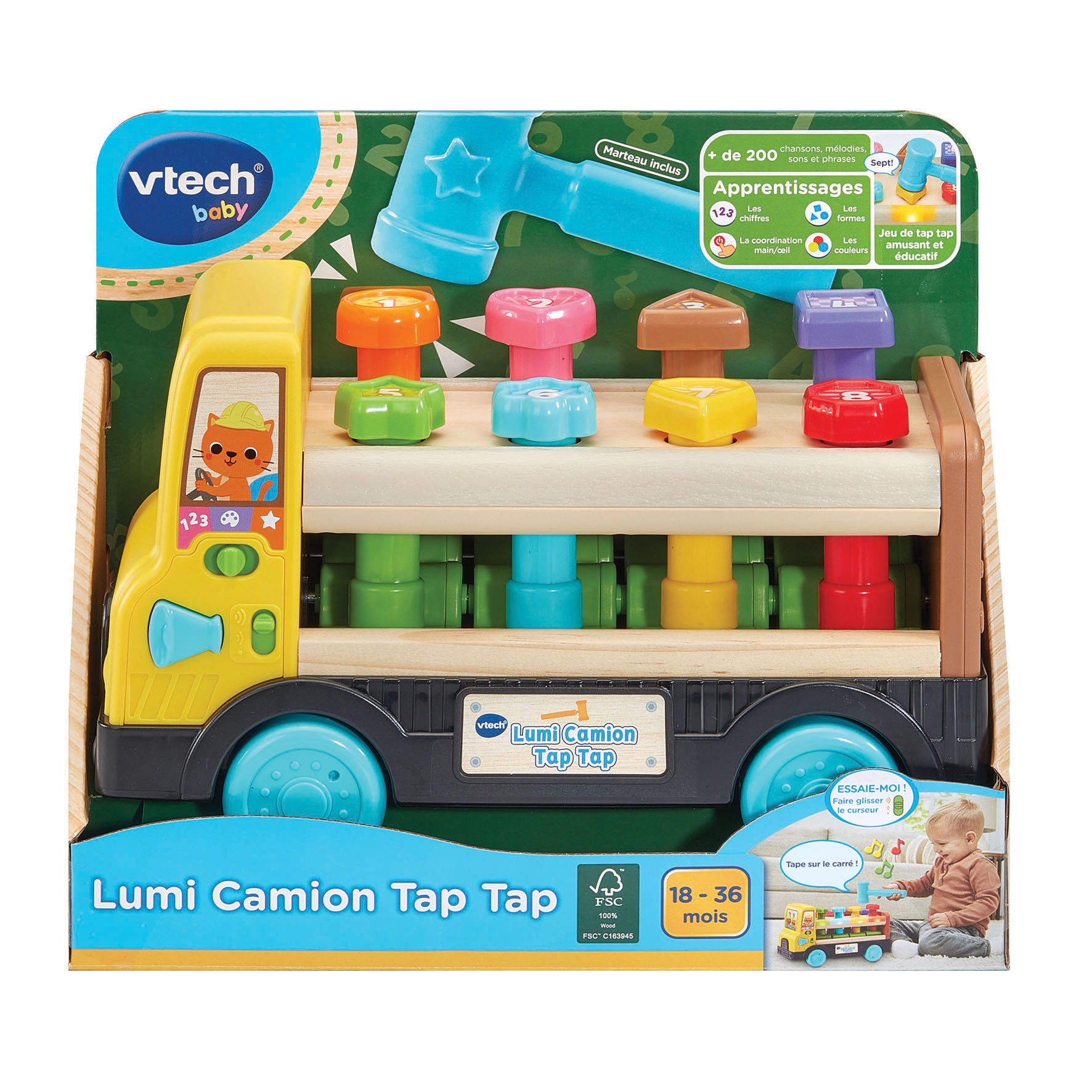 Voir la diapositive 5 : VTECH Lumi, Mon Camion Tap Tap