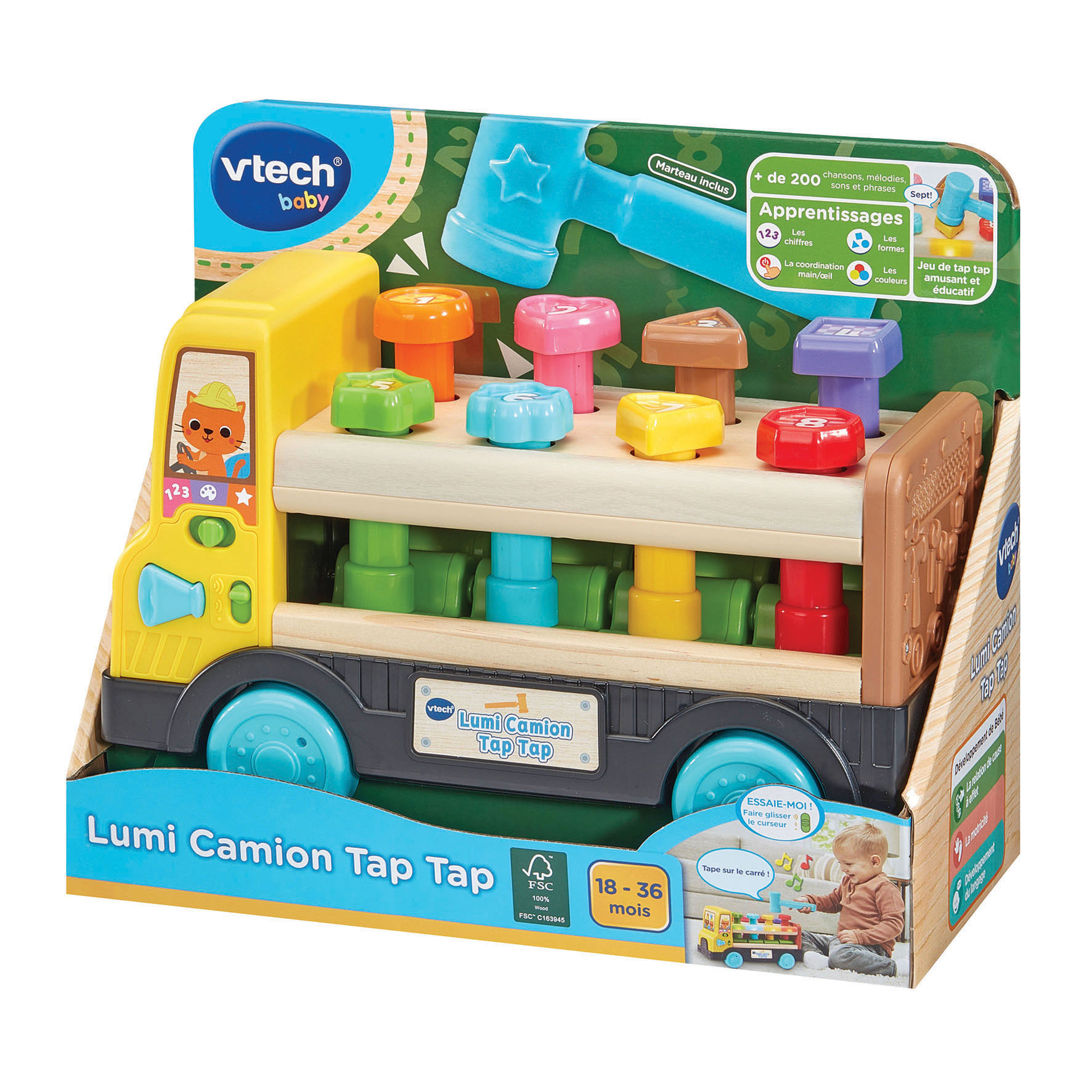 Voir la diapositive 6 : VTECH Lumi, Mon Camion Tap Tap