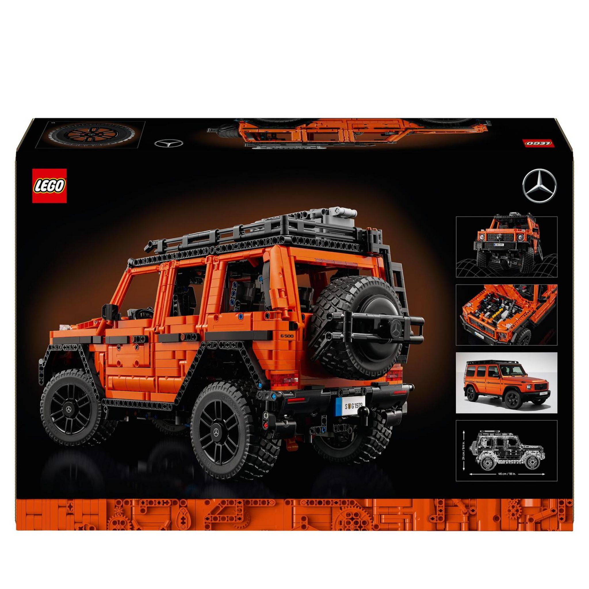Voir la diapositive 8 : LEGO Technic 42177 - 4X4 Mercedes Benz G500 - Orange