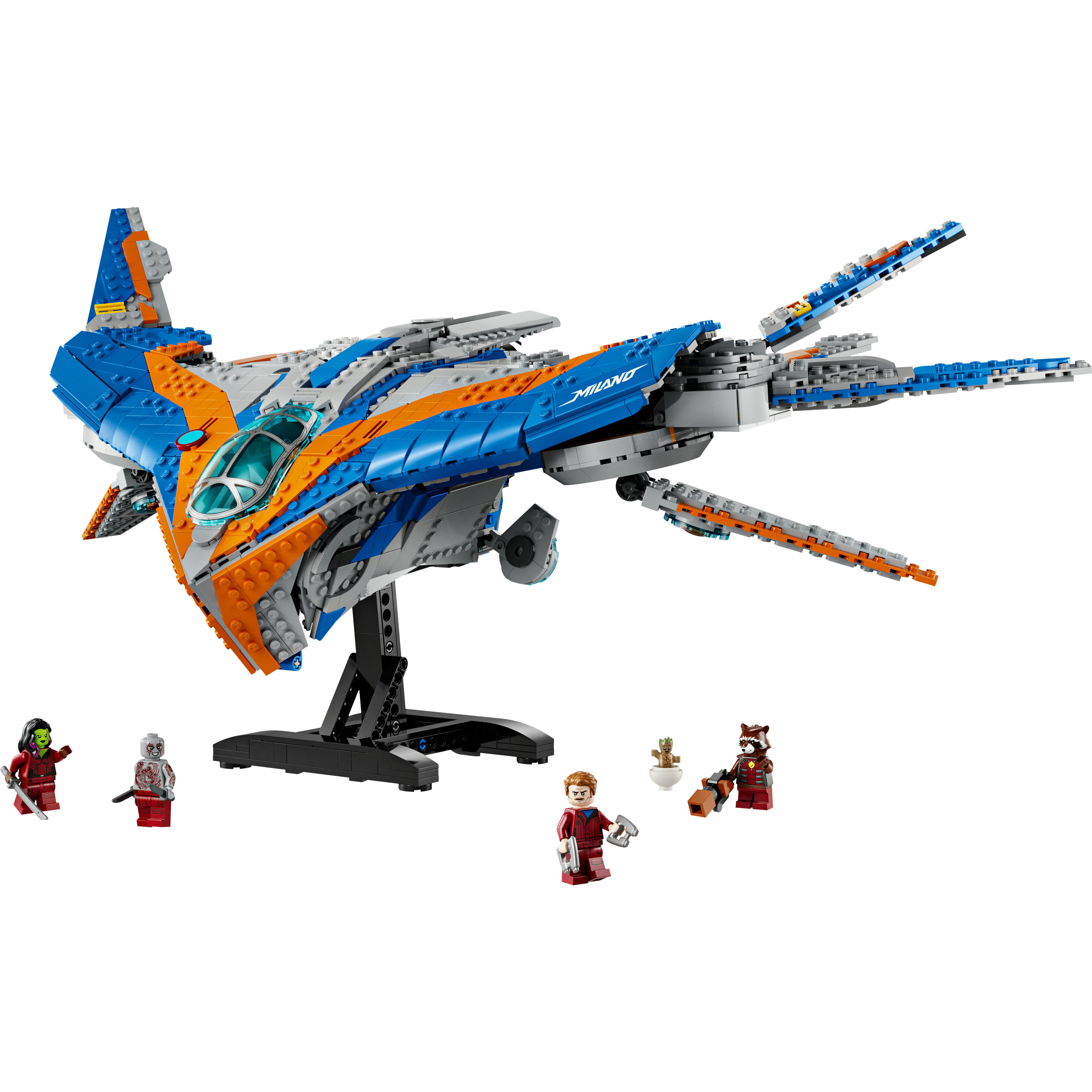 Voir la diapositive 2 : LEGO MARVEL 76286 - Les gardiens de la Galaxy Le vaisseau Milan