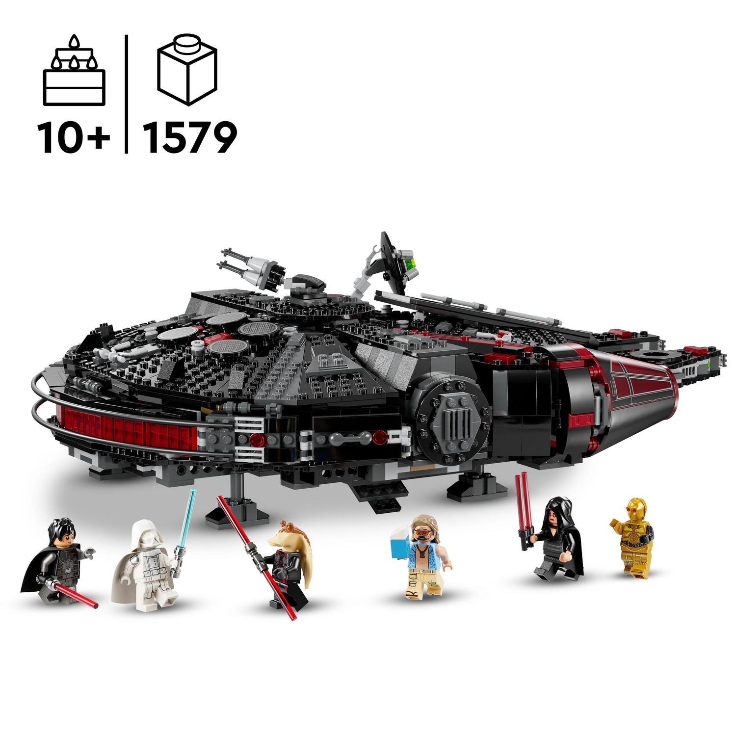 Voir la diapositive 3 : LEGO LEGO Star Wars 75389 Le Faucon Noir - Véhicule à Construire pour Enfants dès 10 ans