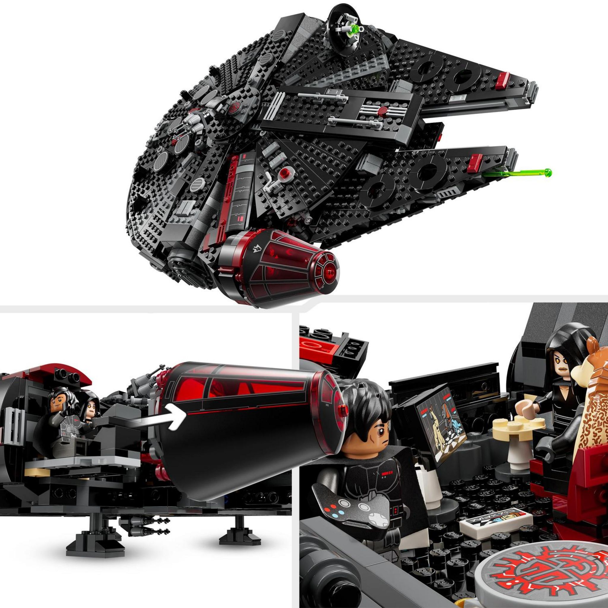 Voir la diapositive 4 : LEGO Star Wars 75389 - Le Faucon Noir