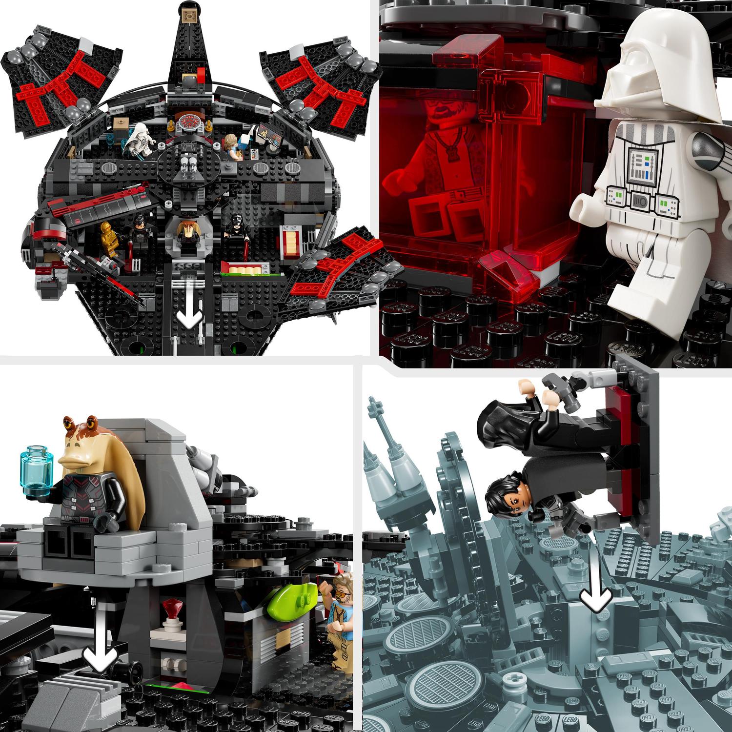Voir la diapositive 5 : LEGO LEGO Star Wars 75389 Le Faucon Noir - Véhicule à Construire pour Enfants dès 10 ans
