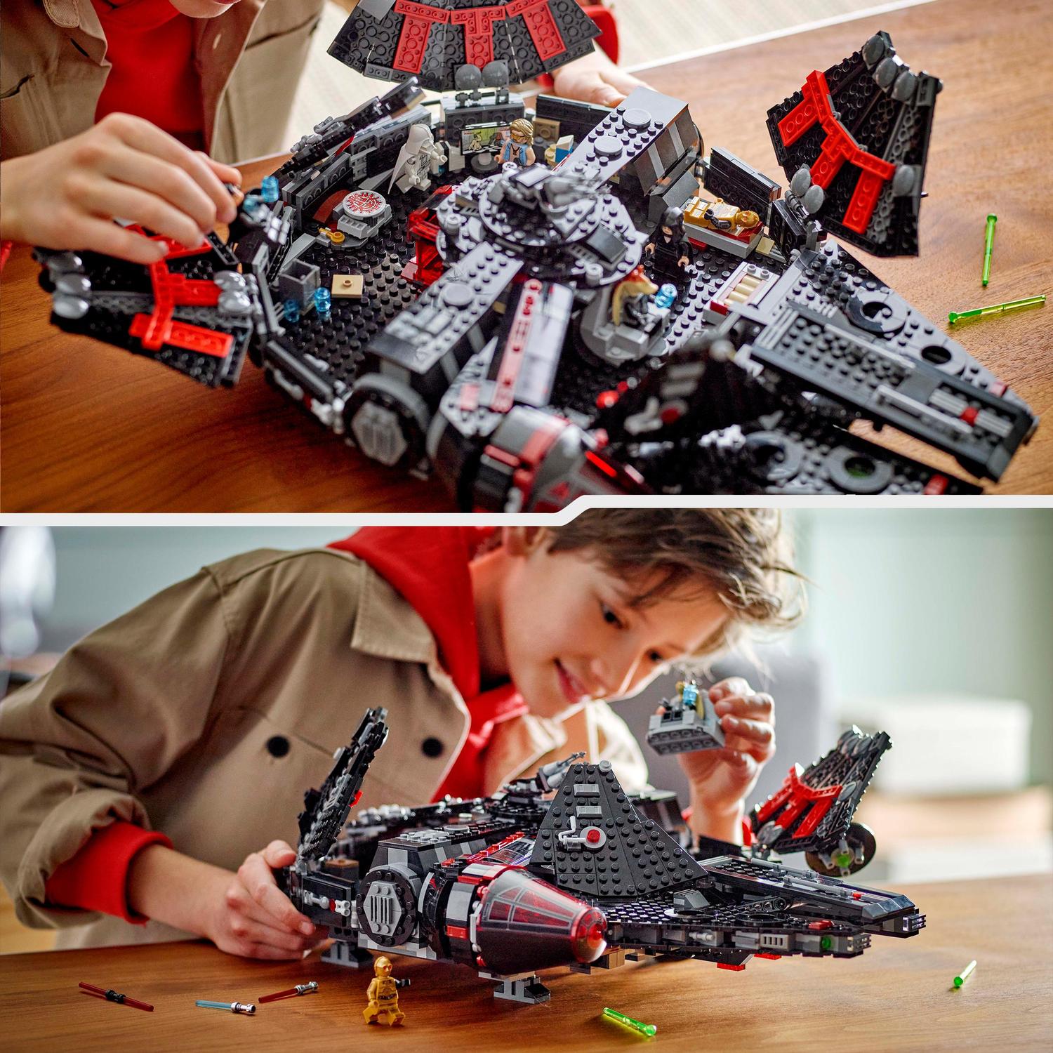 Voir la diapositive 7 : LEGO LEGO Star Wars 75389 Le Faucon Noir - Véhicule à Construire pour Enfants dès 10 ans