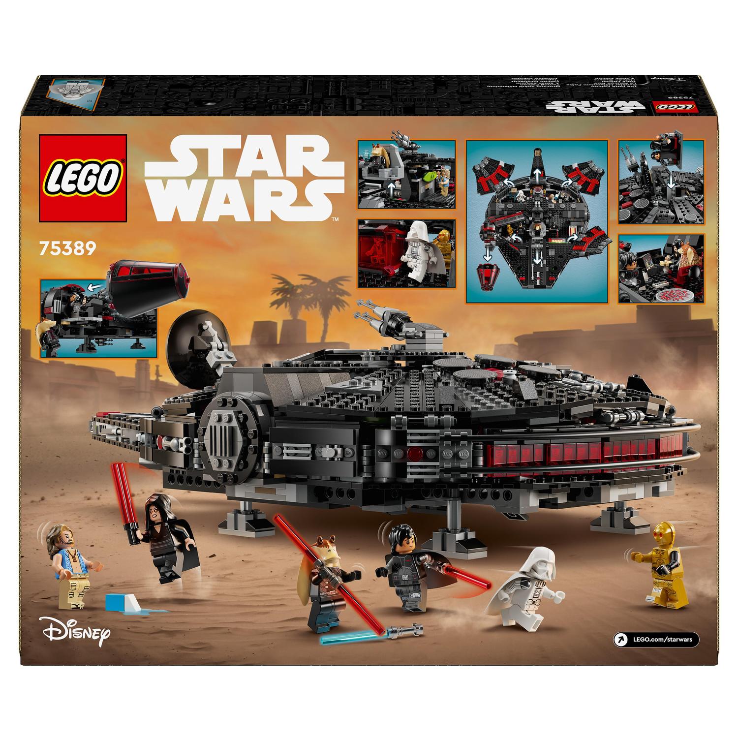 Voir la diapositive 8 : LEGO LEGO Star Wars 75389 Le Faucon Noir - Véhicule à Construire pour Enfants dès 10 ans
