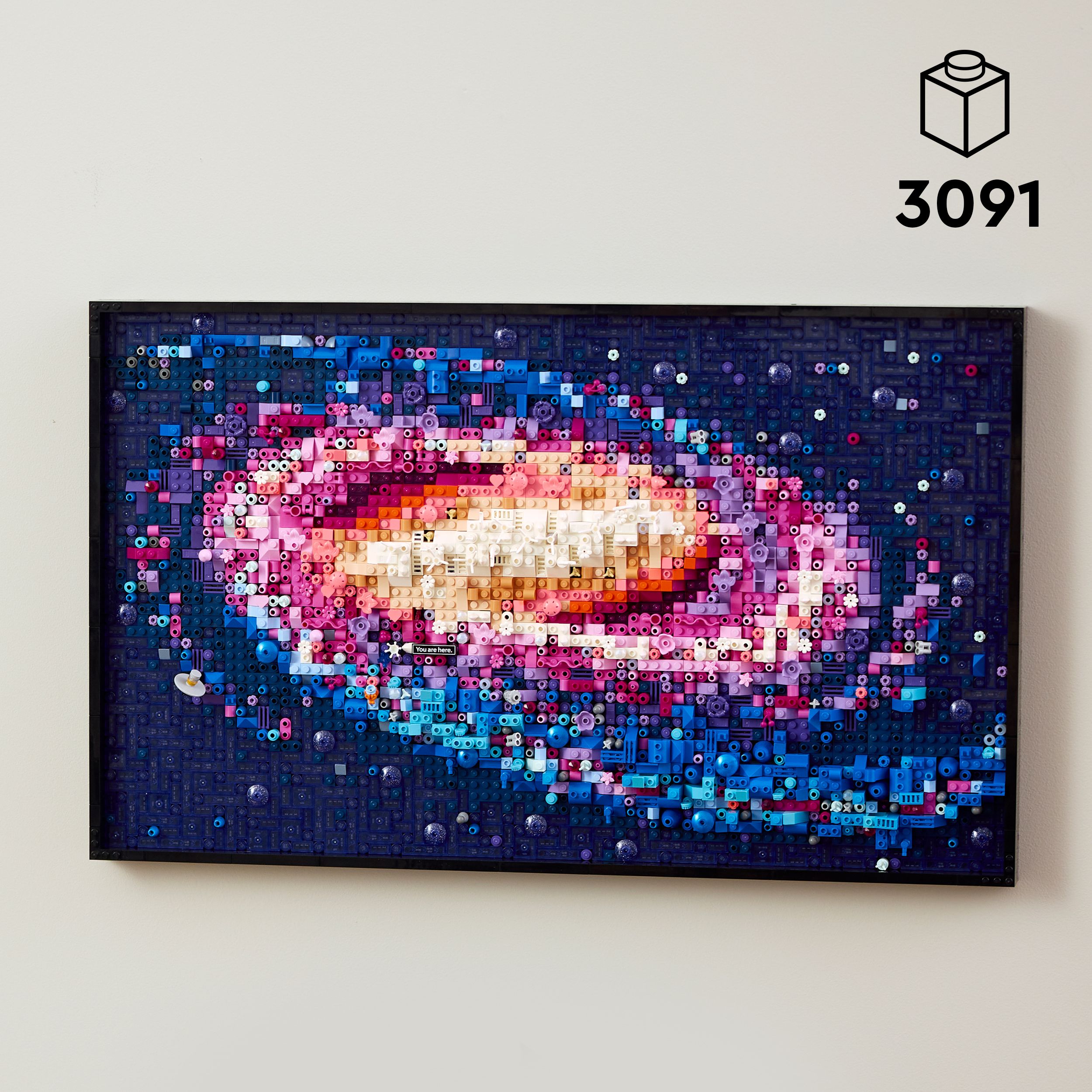 Voir la diapositive 3 : LEGO LEGO Art 31212 La Voie lactée Décoration murale de systèmes solaires Construction créative