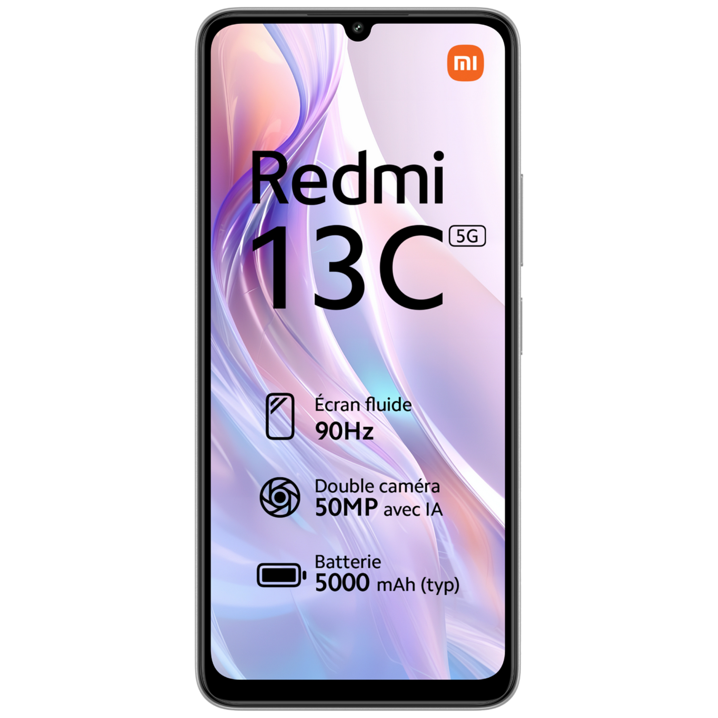 Voir la diapositive 2 : XIAOMI Redmi 13C 5G 128Go - Argent