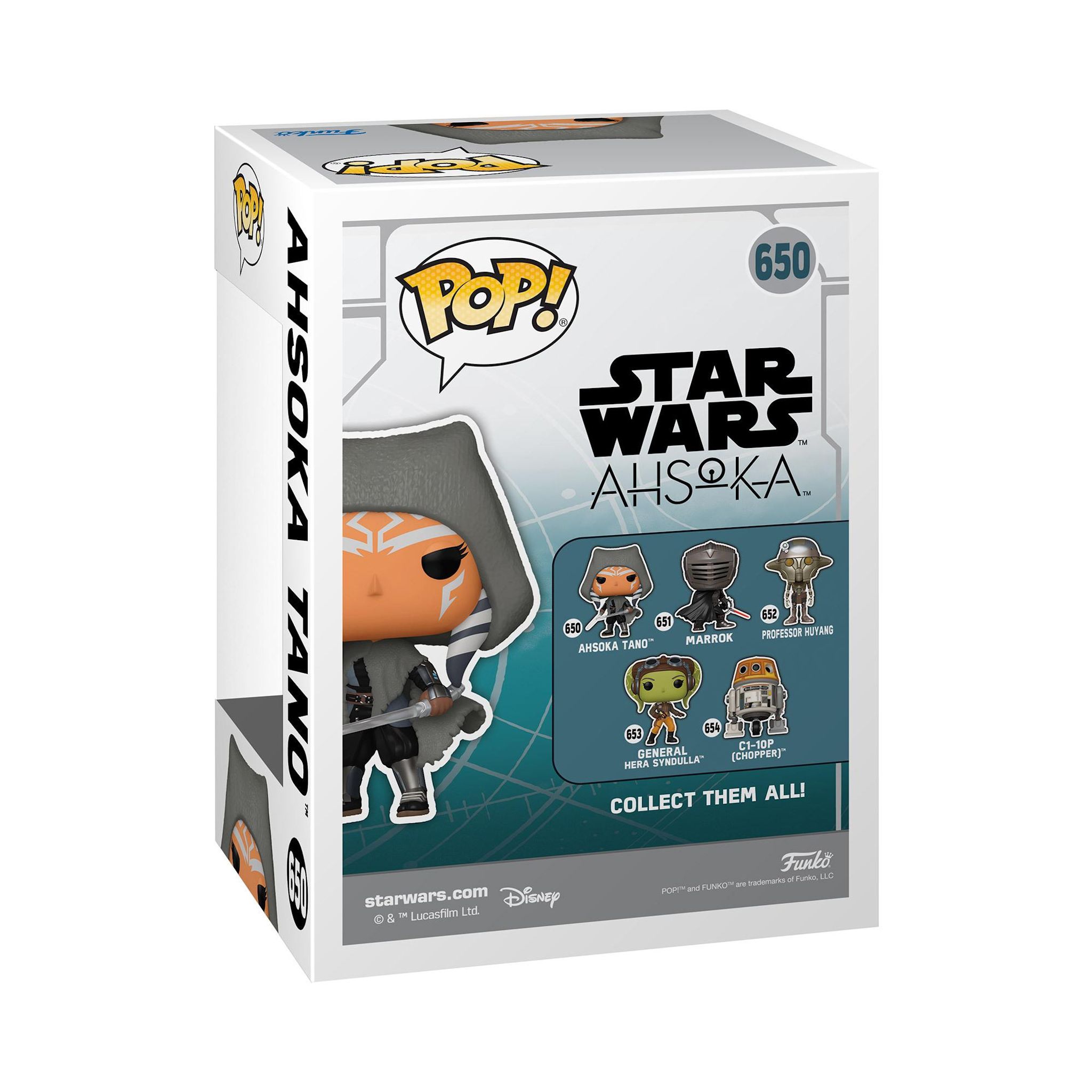 Voir la diapositive 2 : FUNKO Figurine Pop Star Wars Ahsoka Tano